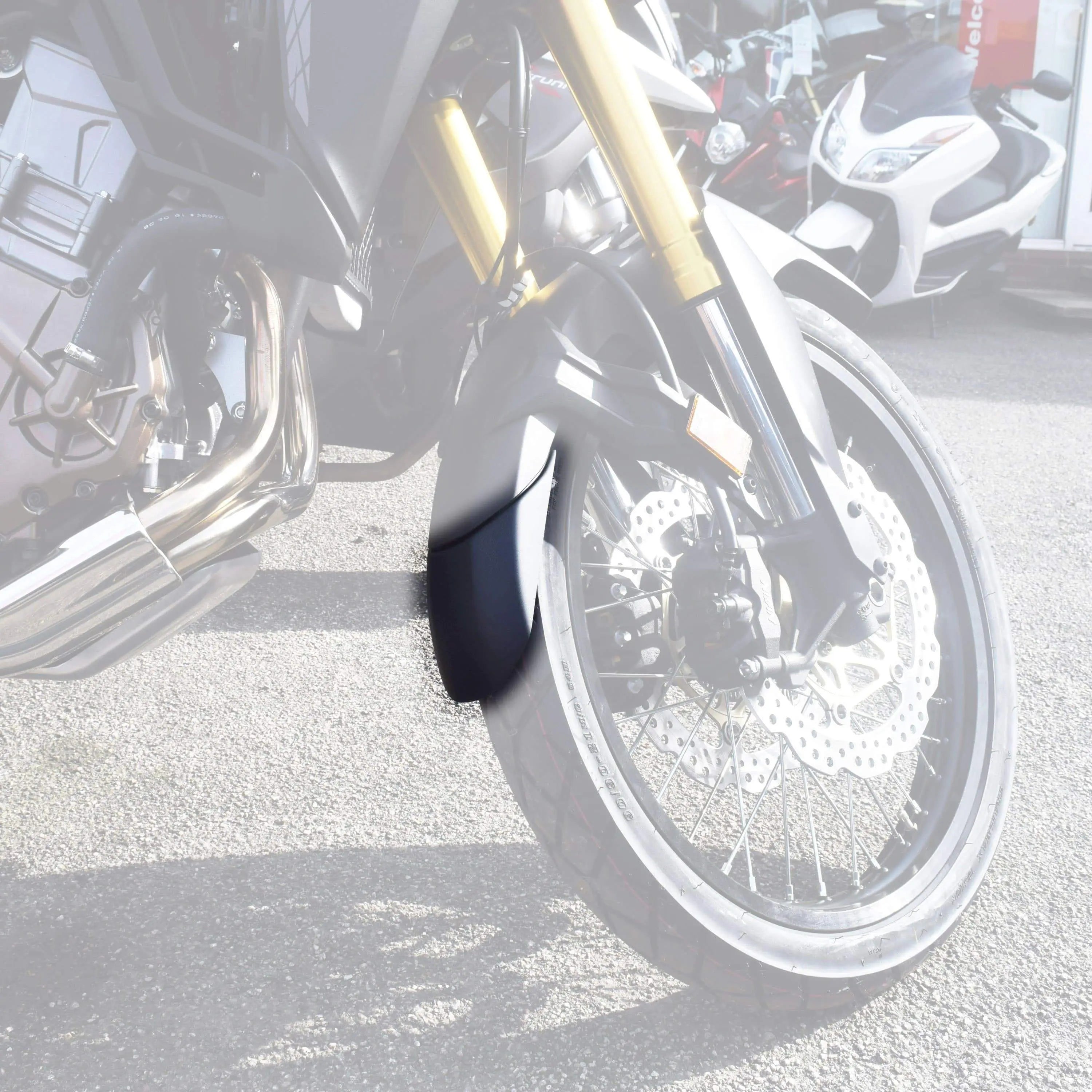 Pyramid Extenda Fenda | Matte Black | Honda CRF 1000 L Africa Twin Adventure Sports 2018>2019 - Shop name