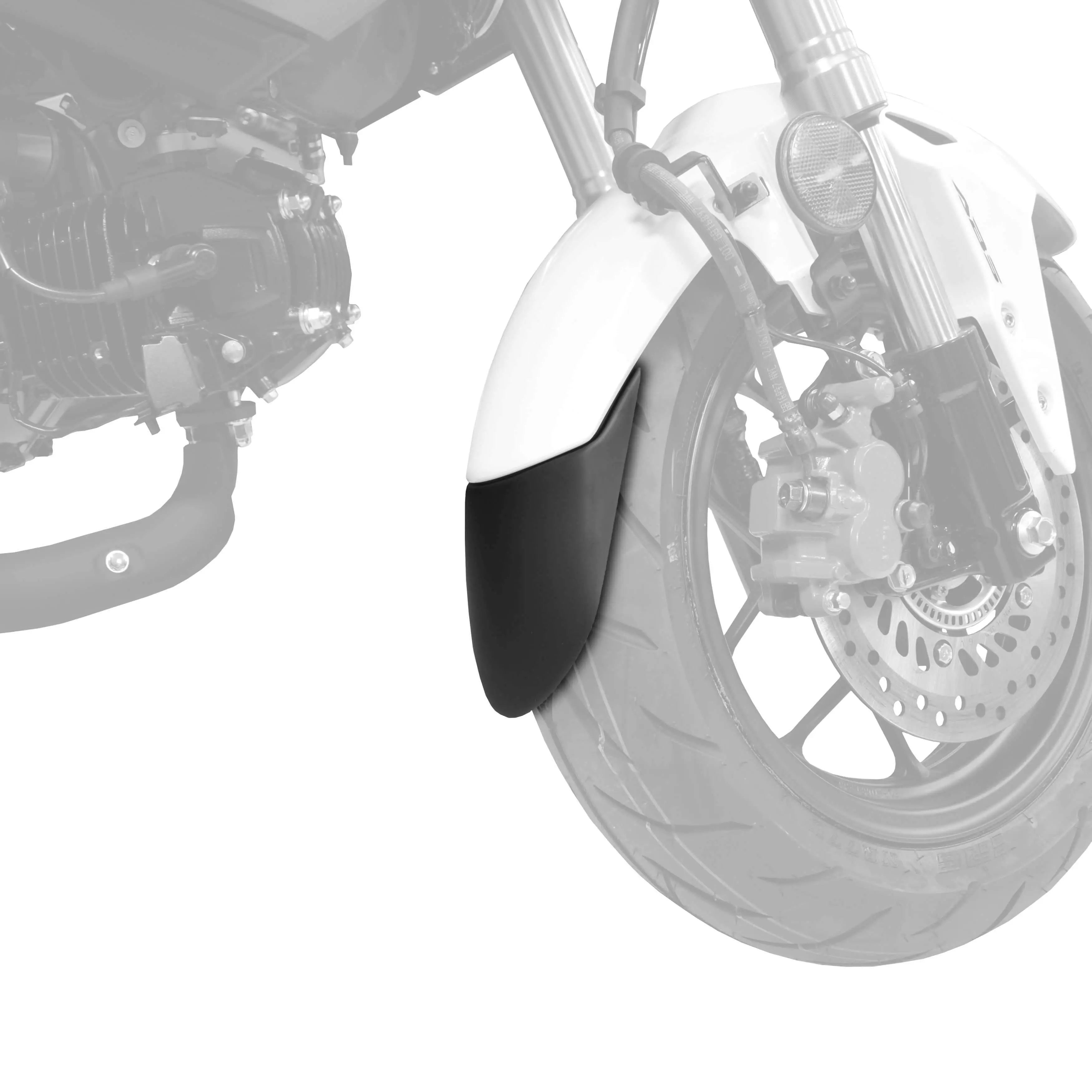 Pyramid Extenda Fenda | Matte Black | Honda MSX 125 2016>2020 - Shop name