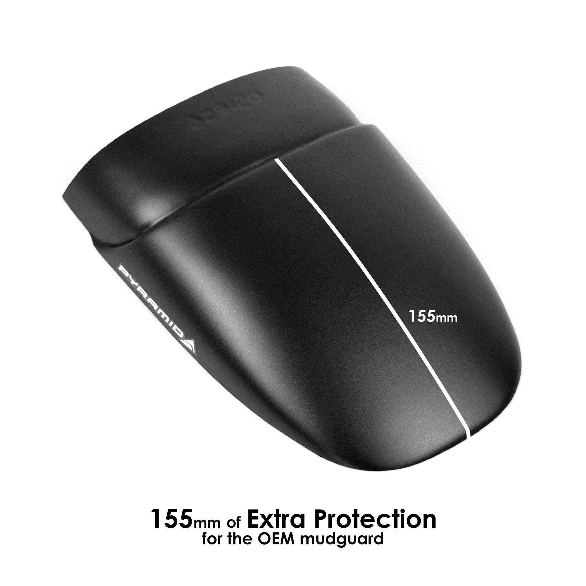 Pyramid Extenda Fenda | Matte Black | Honda Monkey 125 2018>Current - Pyramid Motorcycle Accessories
