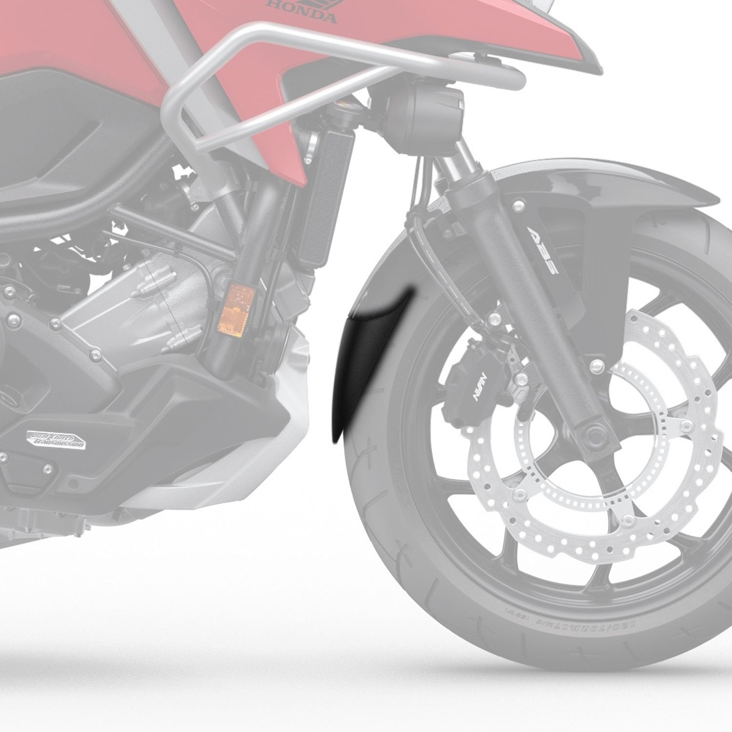 Pyramid Extenda Fenda | Matte Black | Honda NC 750 X 2021>Current-Extenda Fendas-Pyramid Motorcycle Accessories