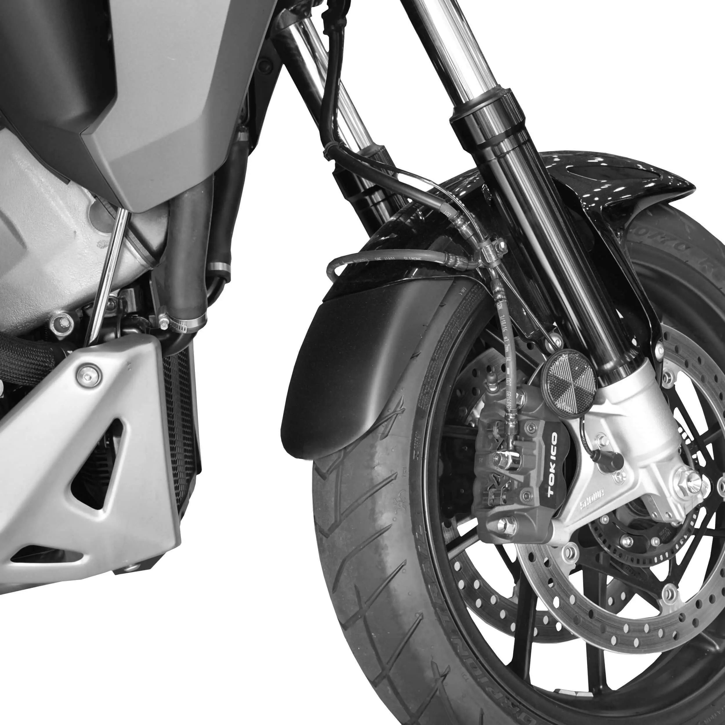 Pyramid Extenda Fenda | Matte Black | Honda VFR 1200 F 2010>2017 - Shop name