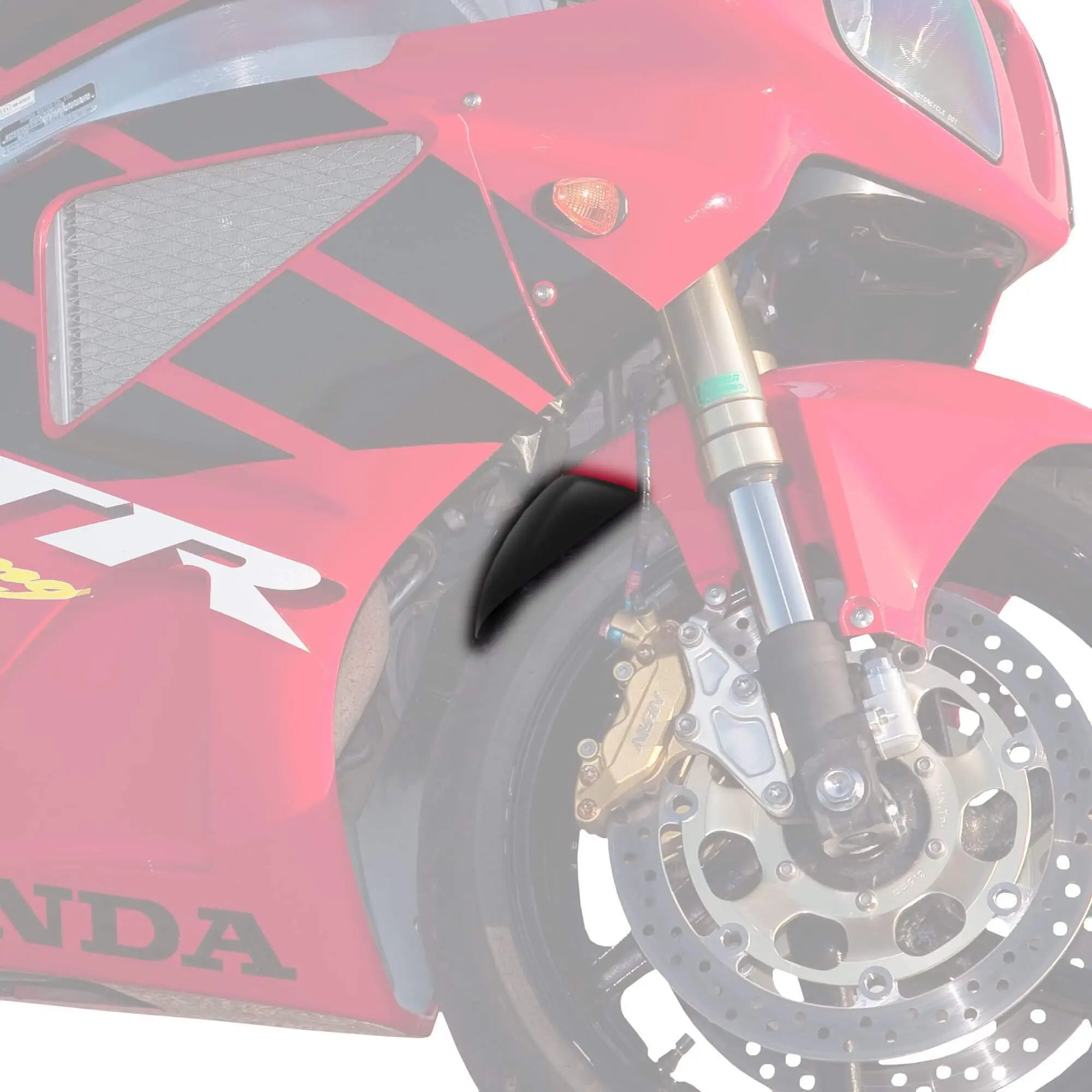 Pyramid Extenda Fenda | Matte Black | Honda VTR 1000 SP1 2000>2001 - Shop name