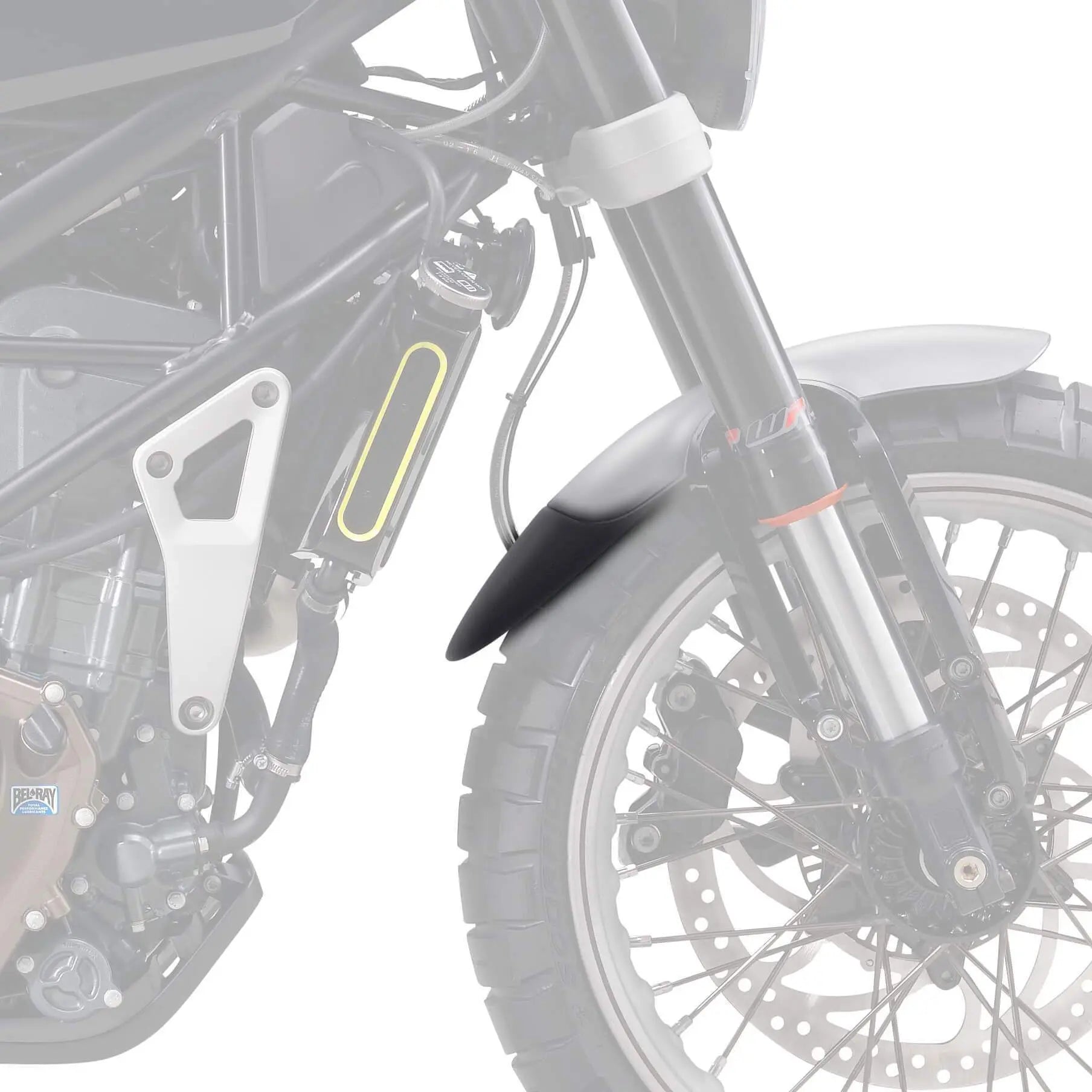 Pyramid Extenda Fenda | Matte Black | Husqvarna Svartpilen 401 2018>2023 - Shop name