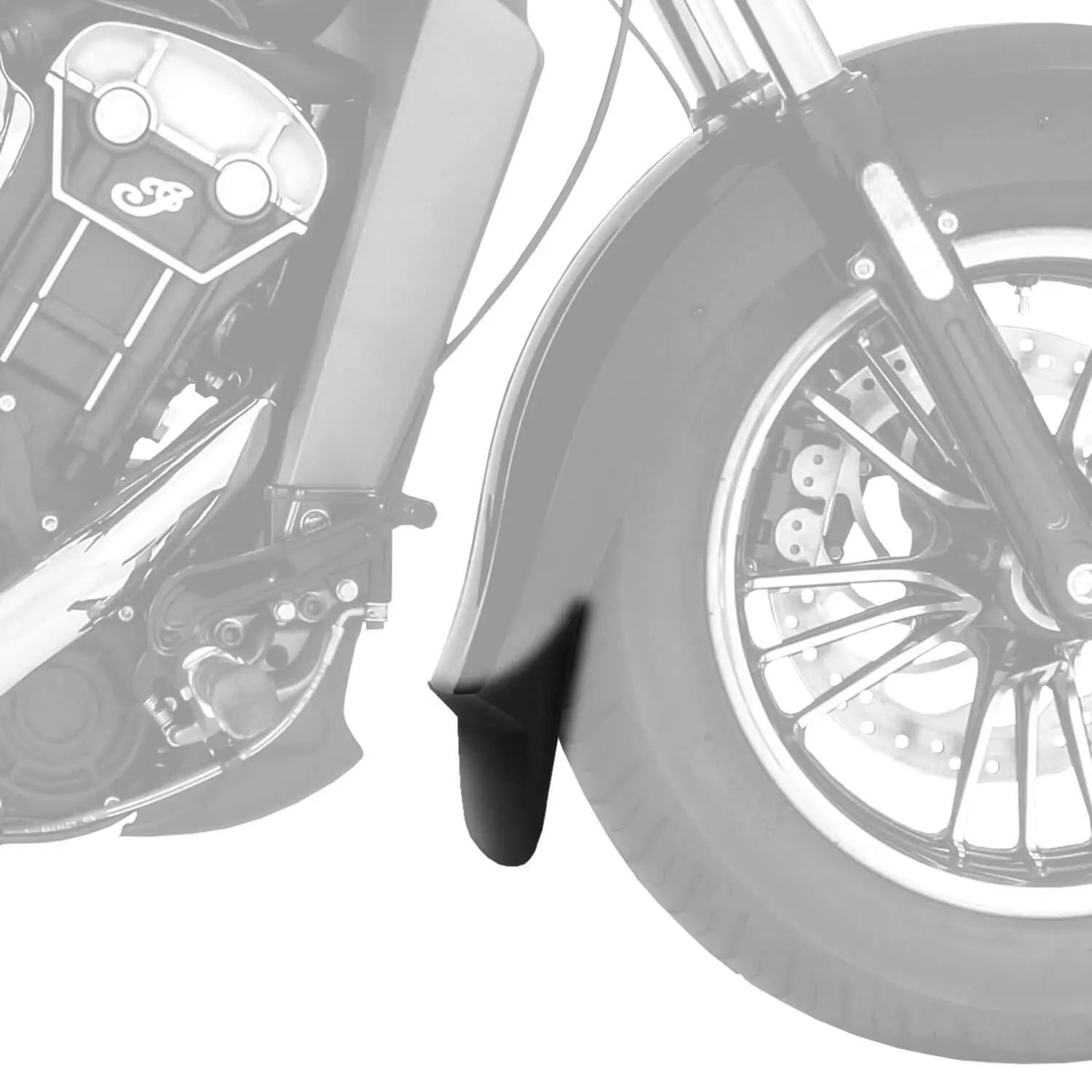 Pyramid Extenda Fenda | Matte Black | Indian Scout 2015>Current - Shop name