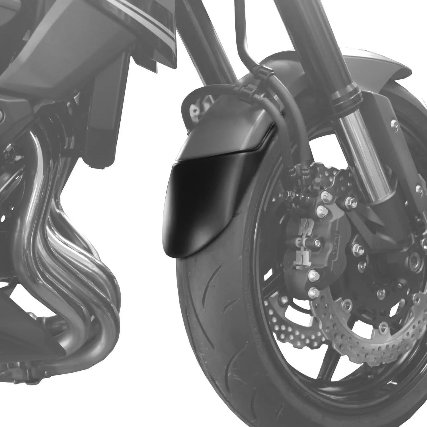 Pyramid Extenda Fenda | Matte Black | Kawasaki ER-6F 2012>2015 - Shop name