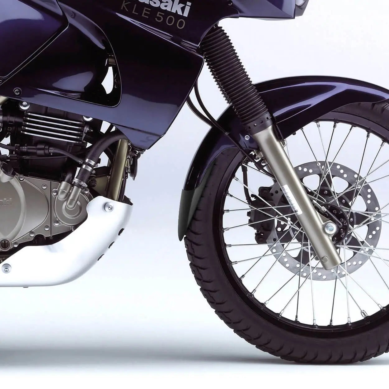 Pyramid Extenda Fenda | Matte Black | Kawasaki KLE 500 1991>2007 - Shop name