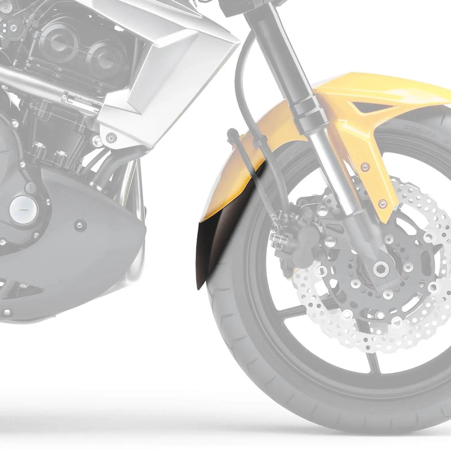 Pyramid Extenda Fenda | Matte Black | Kawasaki Versys 650 2006>2009 - Shop name