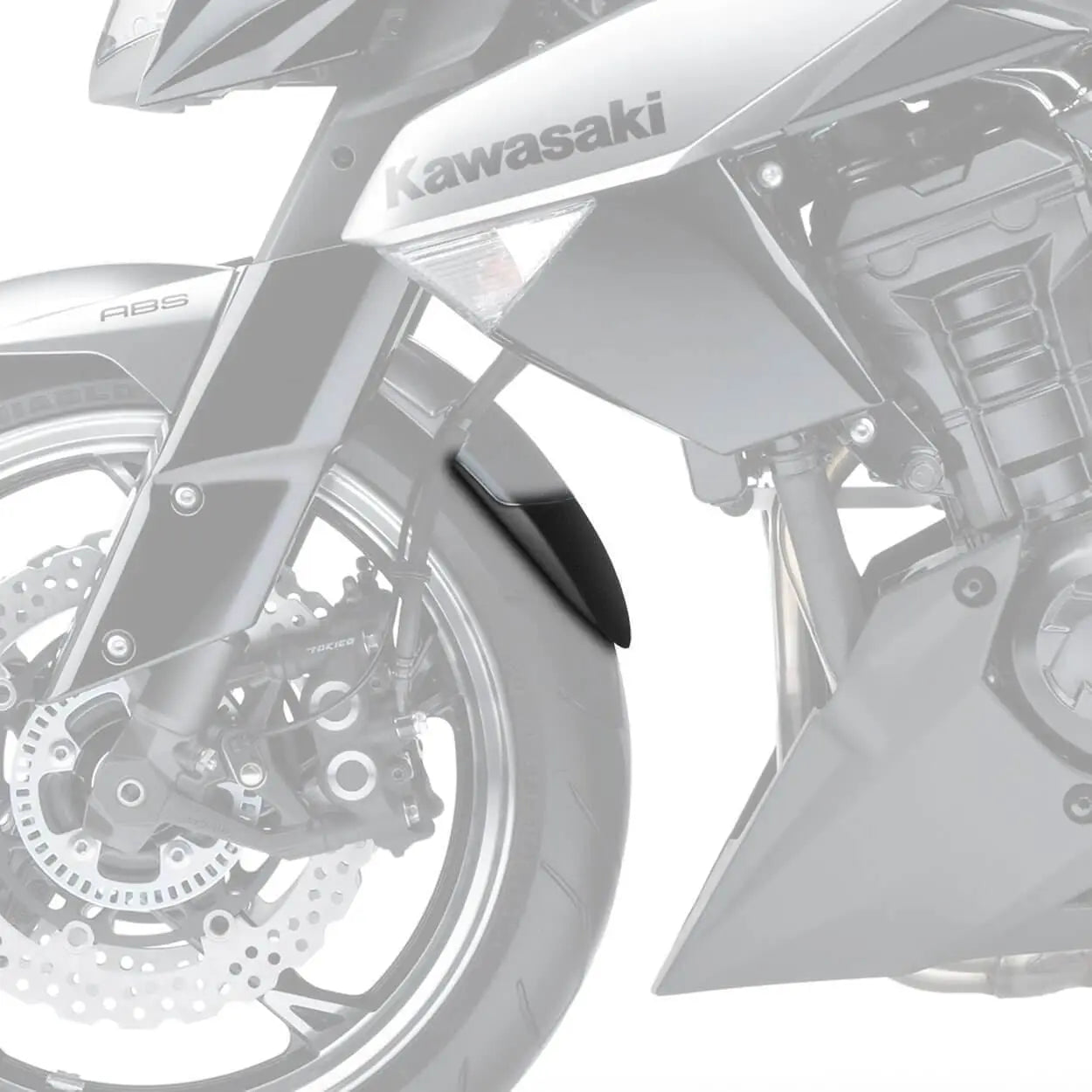 Pyramid Extenda Fenda | Matte Black | Kawasaki Z 1000 2010>2014 - Shop name