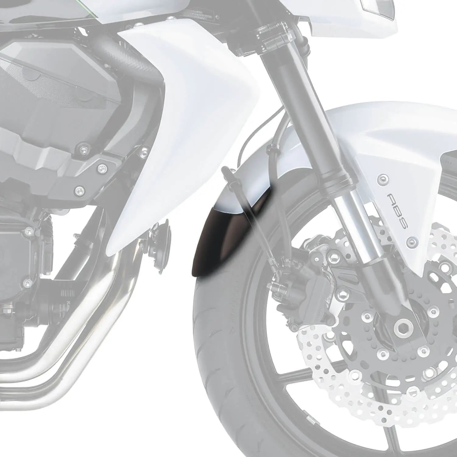 Pyramid Extenda Fenda | Matte Black | Kawasaki Z 750 2003>2012 - Shop name