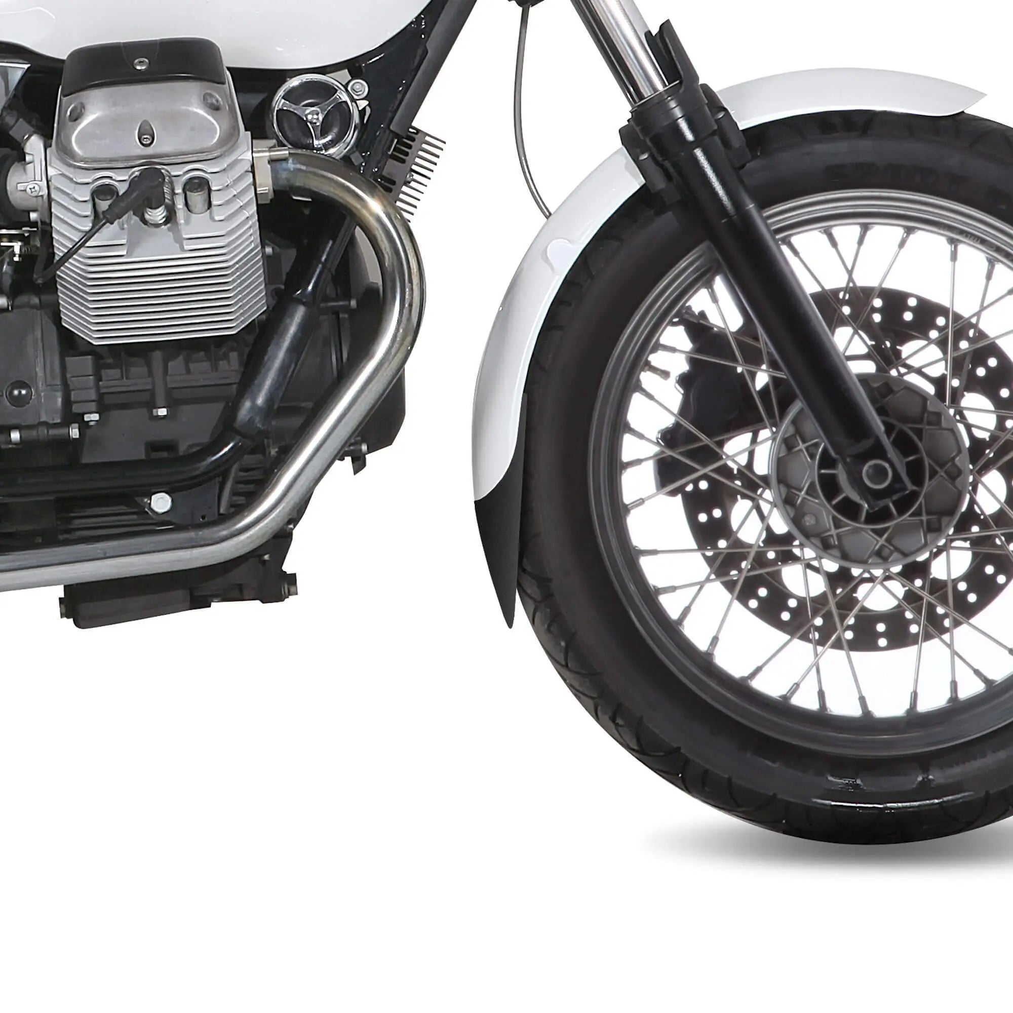 Pyramid Extenda Fenda | Matte Black | Moto Guzzi V7 Classic 2008>2013 - Shop name
