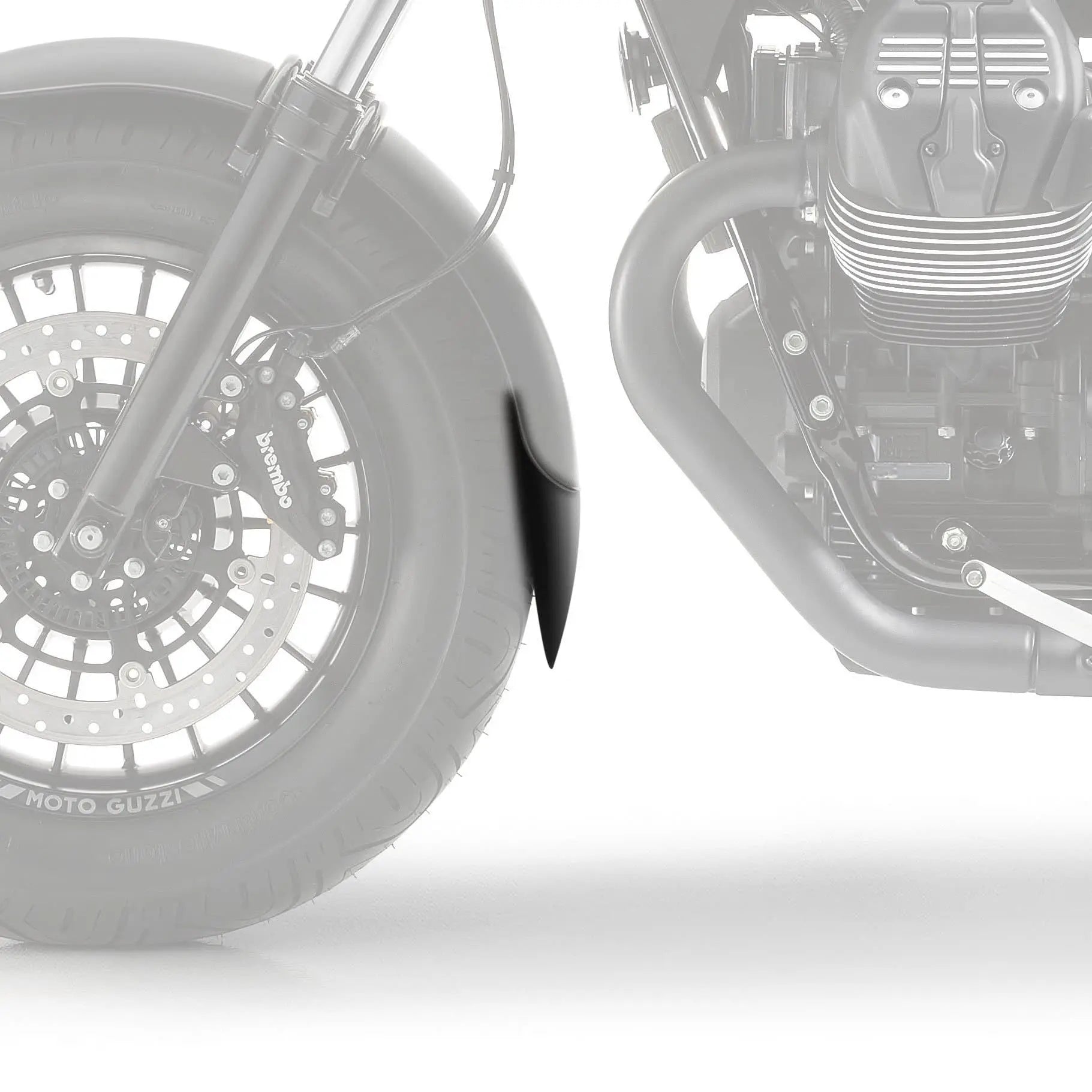 Pyramid Extenda Fenda | Matte Black | Moto Guzzi V9 Roamer 2016>Current - Shop name