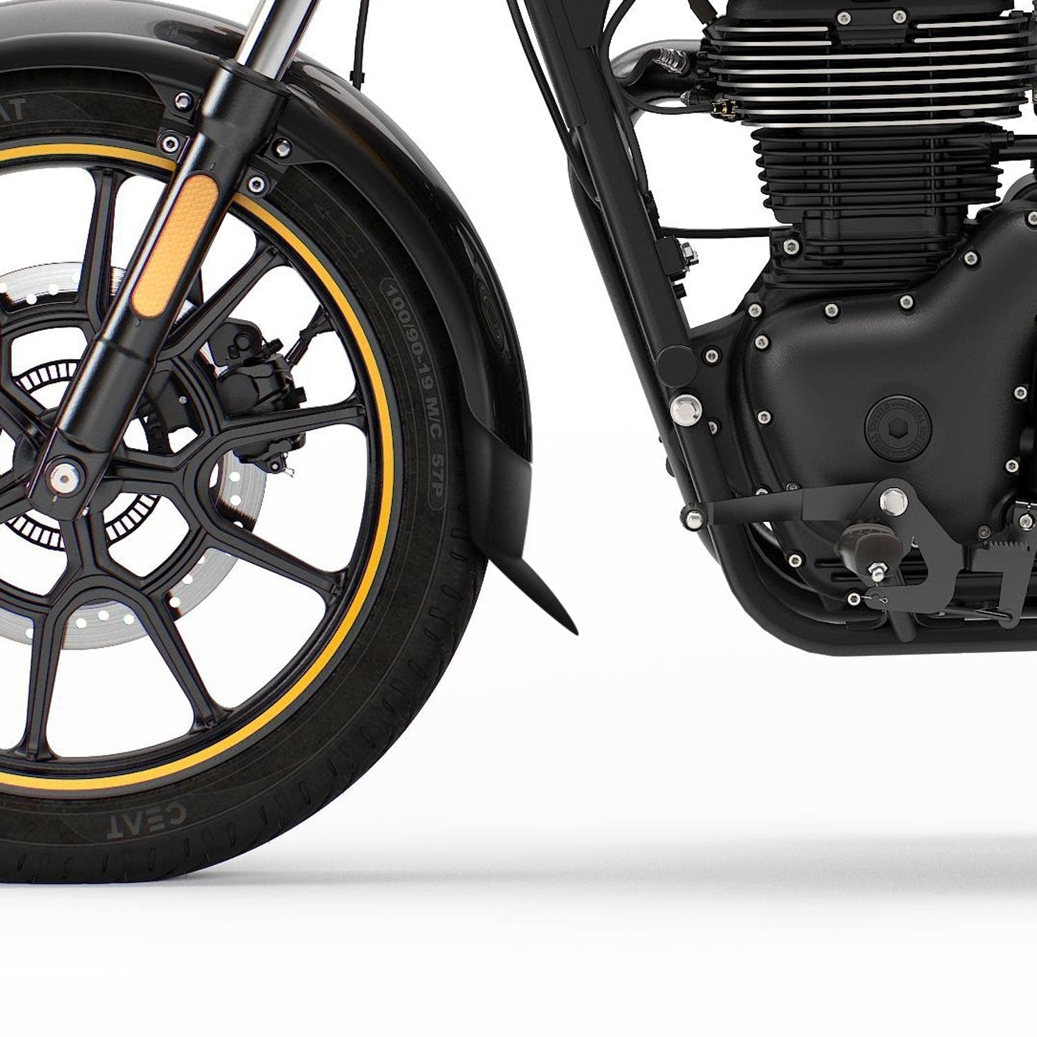 Pyramid Extenda Fenda | Matte Black | Royal Enfield Meteor 350 2021>Current - Shop name