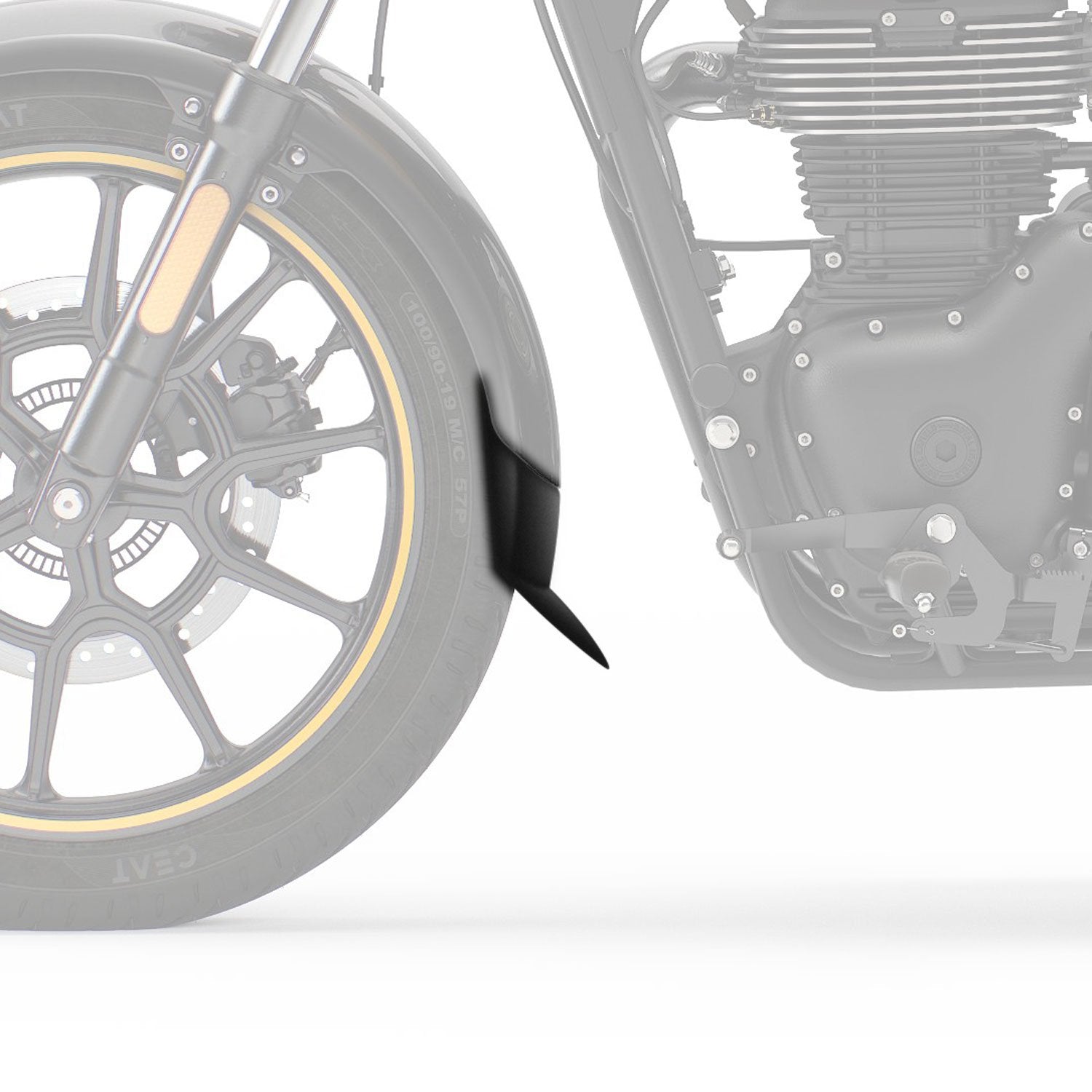 Pyramid Extenda Fenda | Matte Black | Royal Enfield Meteor 350 2021>Current - Shop name