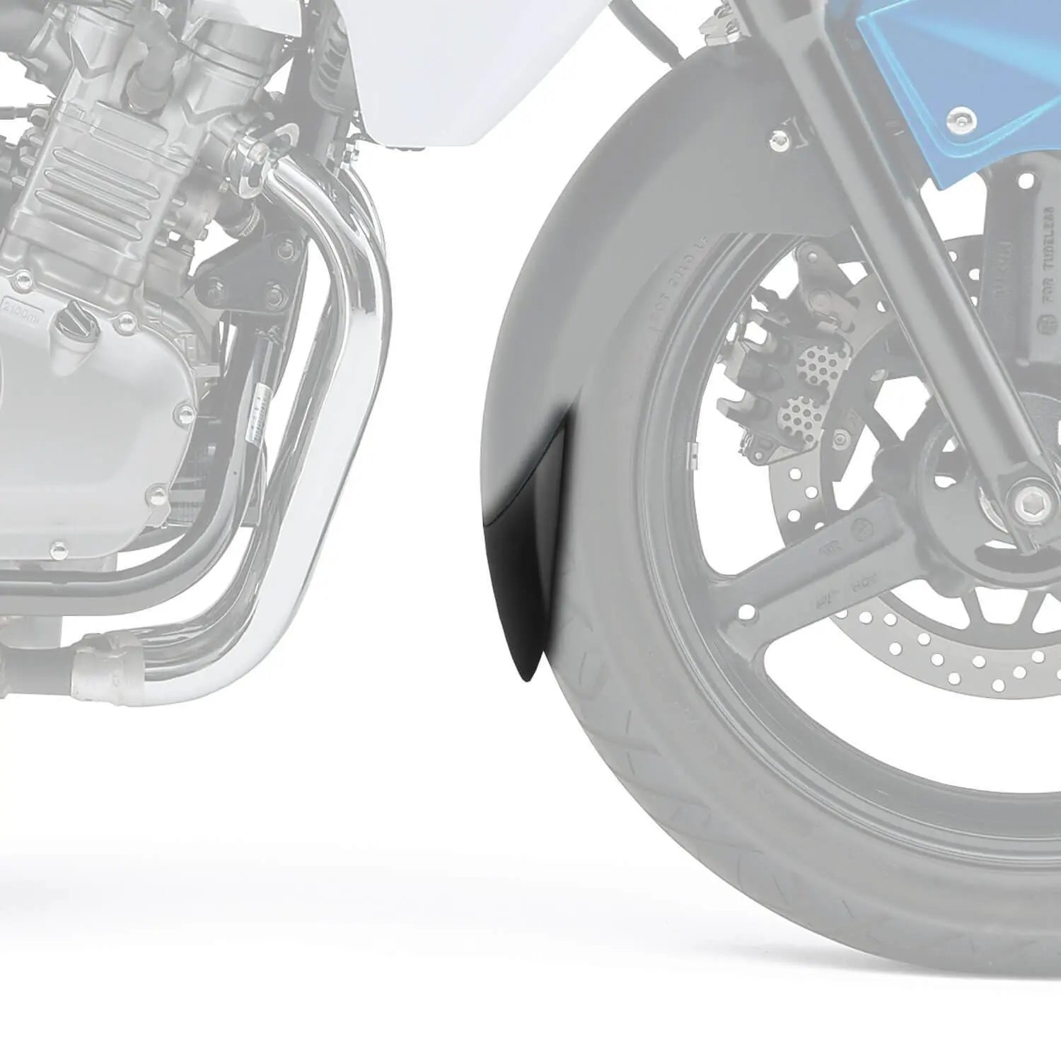 Pyramid Extenda Fenda | Matte Black | Suzuki GW 250 Inazuma 2013>2016 - Shop name