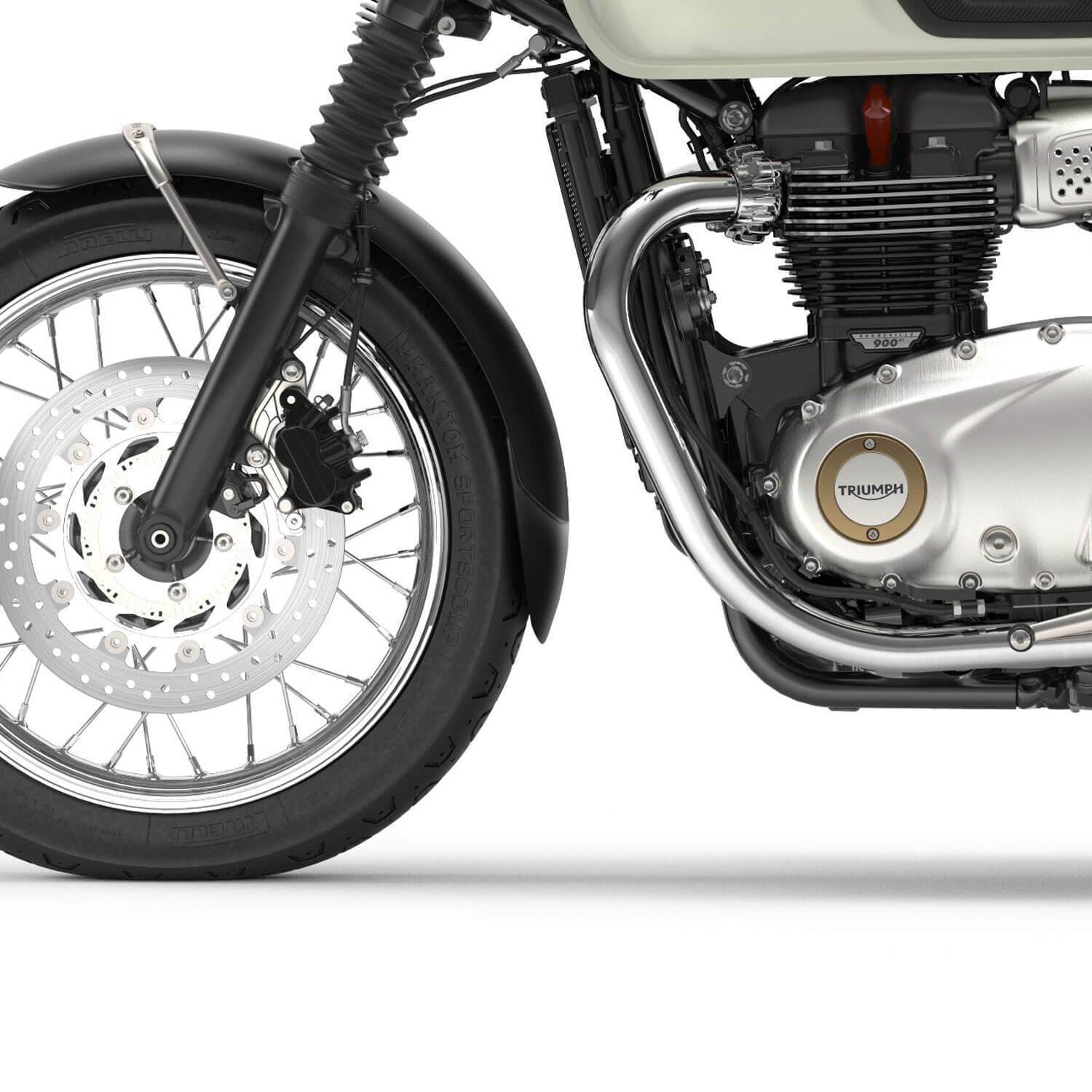 Pyramid Extenda Fenda | Matte Black | Triumph Bonneville T120 2016>Current - Shop name