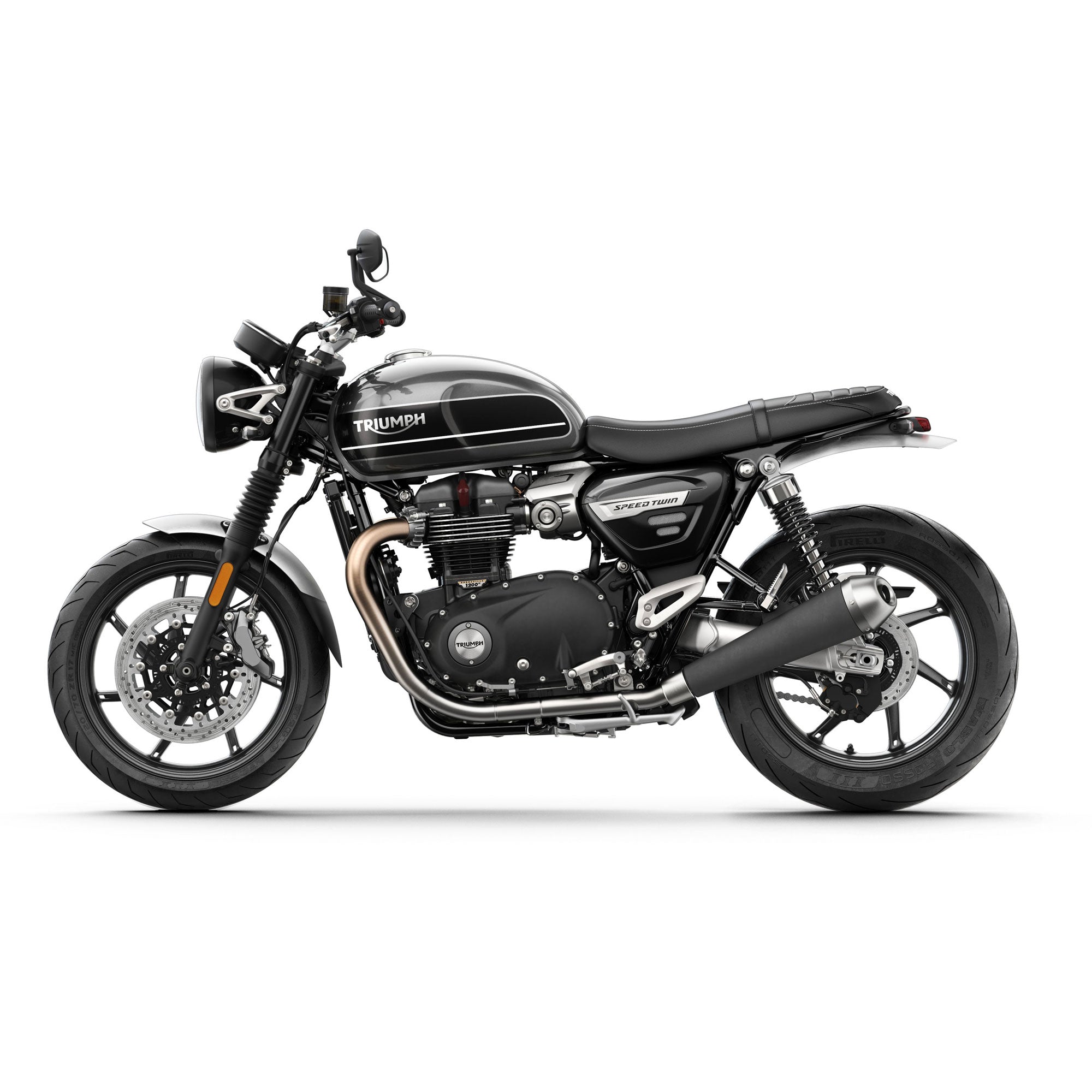 Pyramid Extenda Fenda | Matte Black | Triumph Speed Twin 1200 2019>2021 - Shop name