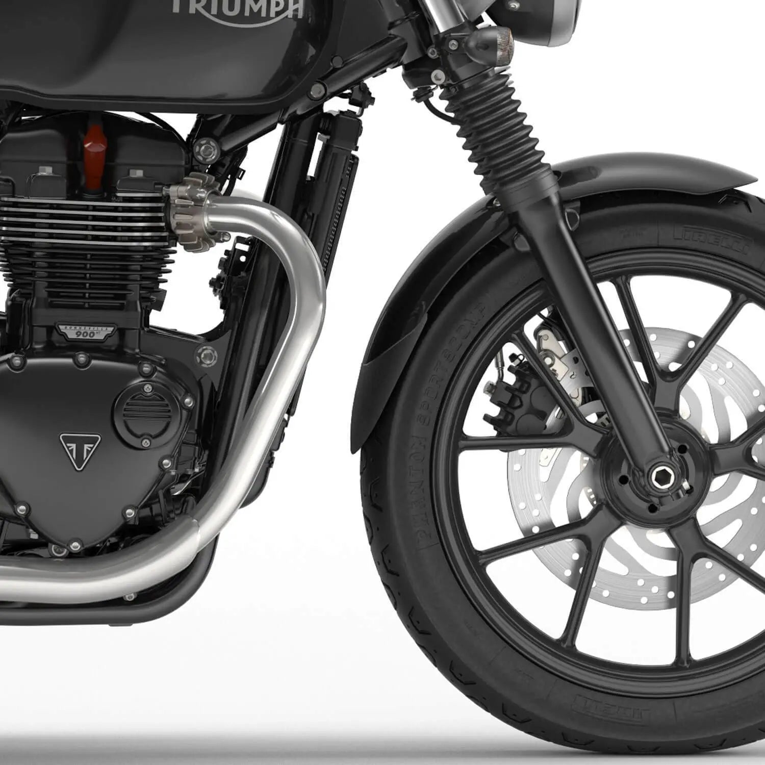 Pyramid Extenda Fenda | Matte Black | Triumph Street Cup 2017>2022 - Shop name