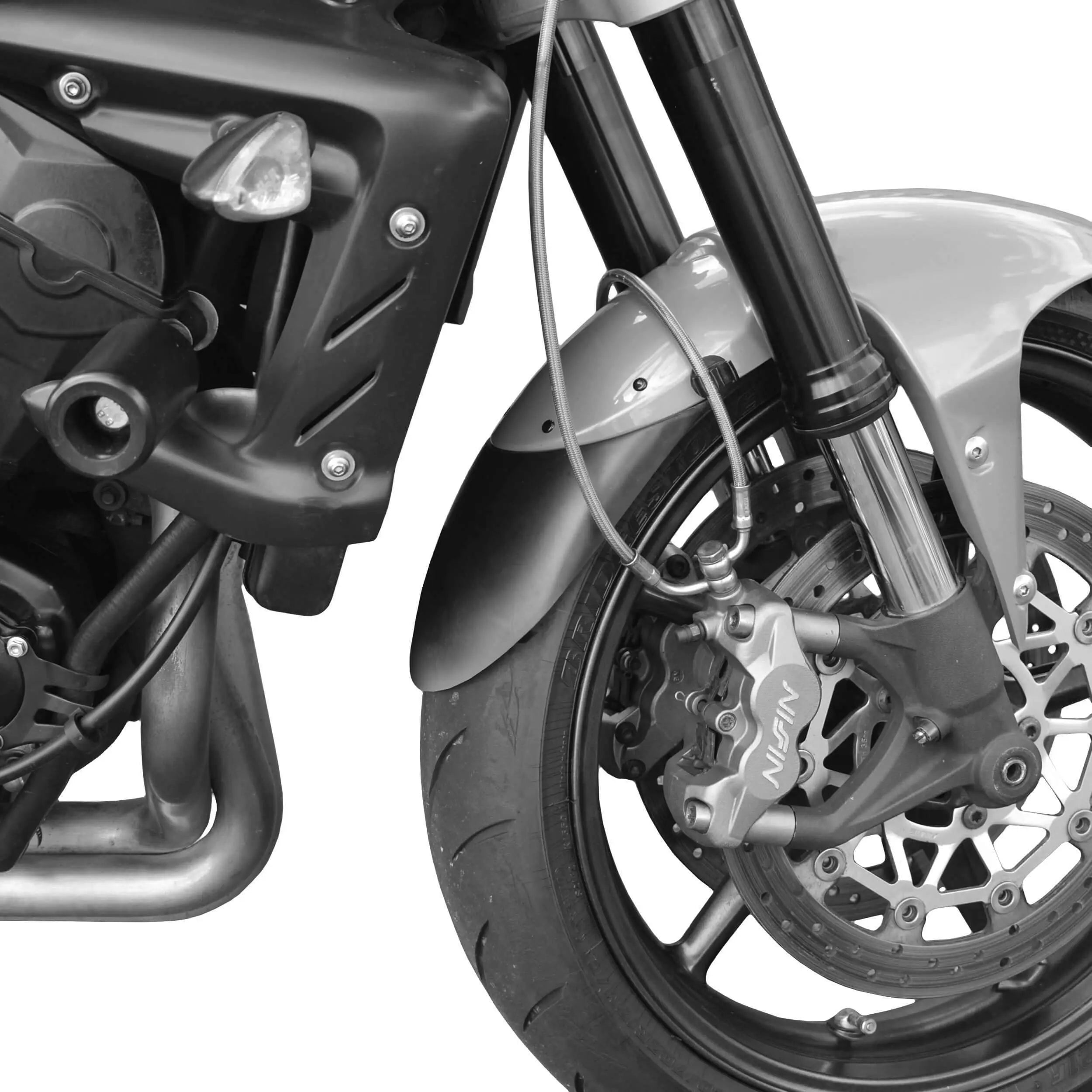 Pyramid Extenda Fenda | Matte Black | Triumph Street Triple 675 2006>2011 - Shop name