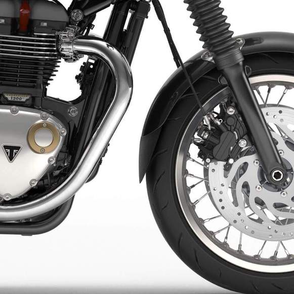 Pyramid Extenda Fenda | Matte Black | Triumph Thruxton 1200 2016>Current - Shop name