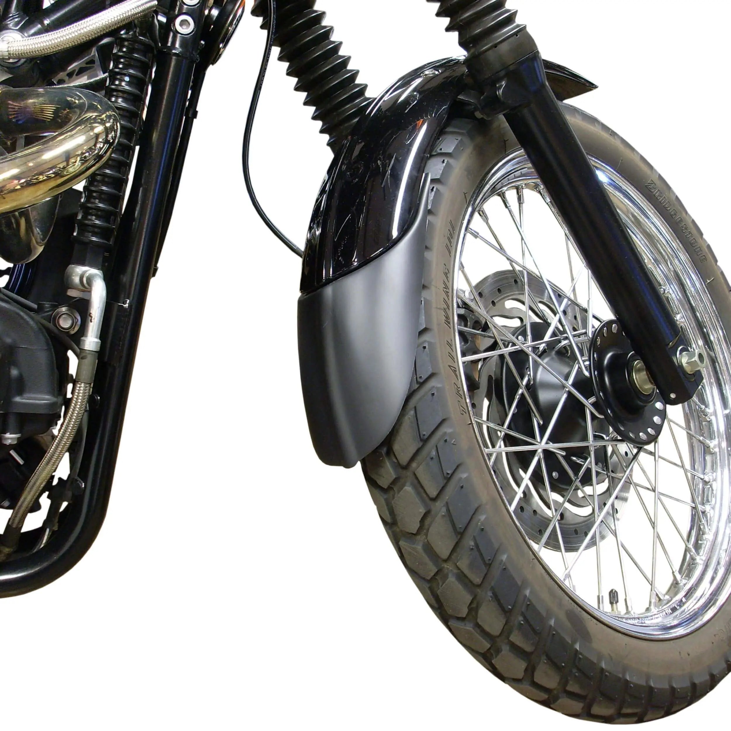 Pyramid Extenda Fenda | Matte Black | Triumph Thruxton 900 2004>2016 - Shop name