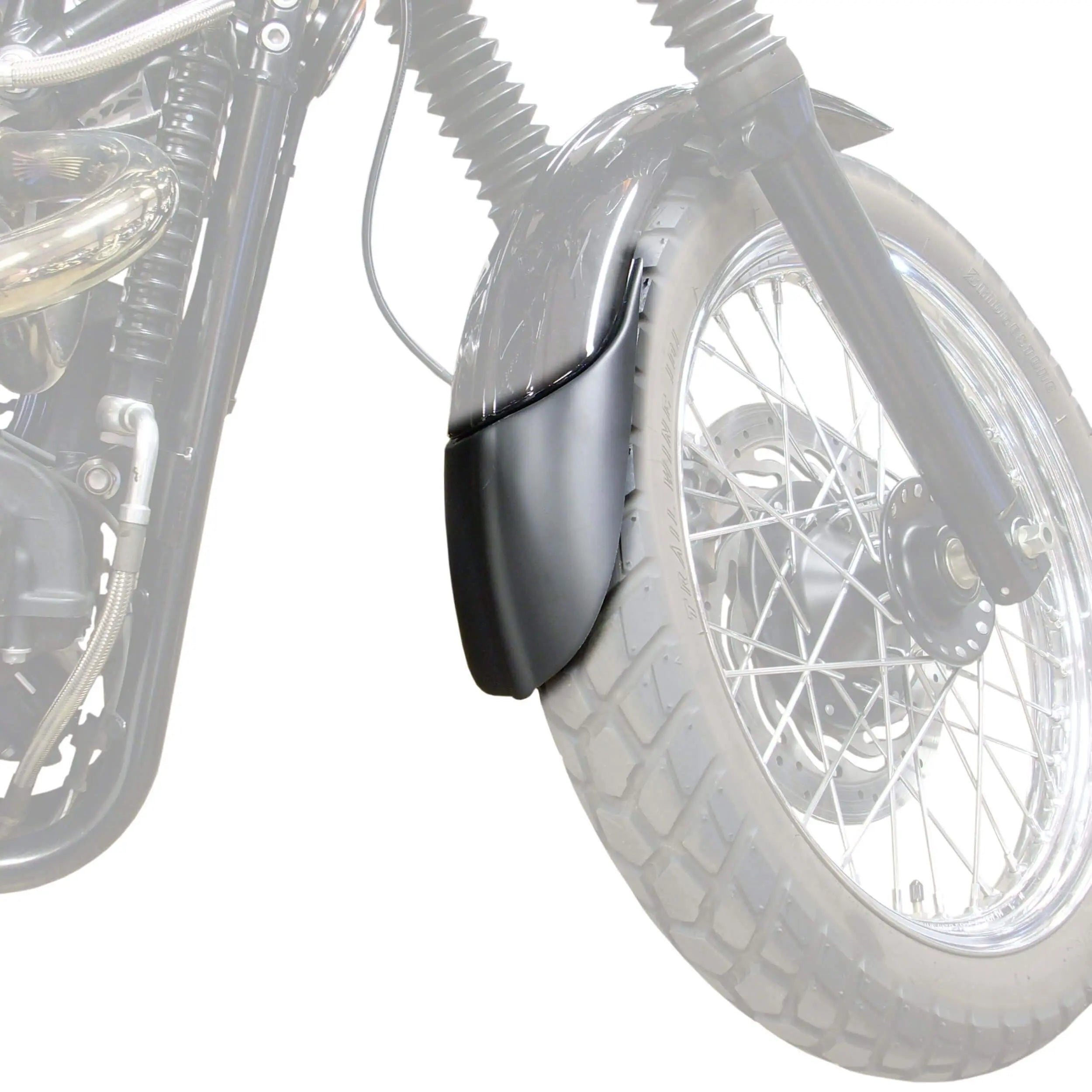 Pyramid Extenda Fenda | Matte Black | Triumph Thruxton 900 2004>2016 - Shop name