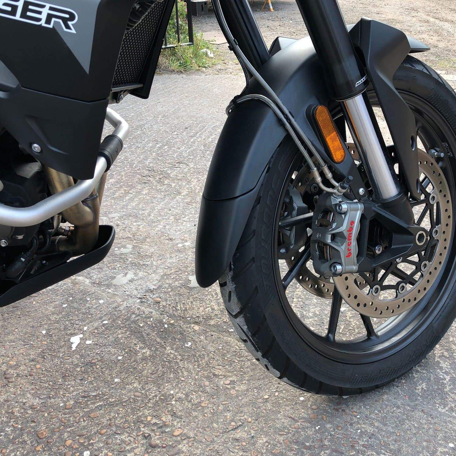 Pyramid Extenda Fenda | Matte Black | Triumph Tiger 900 2020>Current -  Shop name