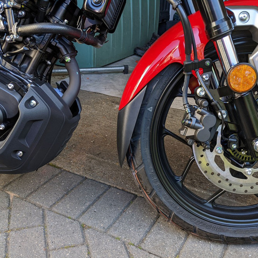 Pyramid Extenda Fenda | Matte Black | Yamaha XSR 125 2021>Current - Pyramid Motorcycle Accessories
