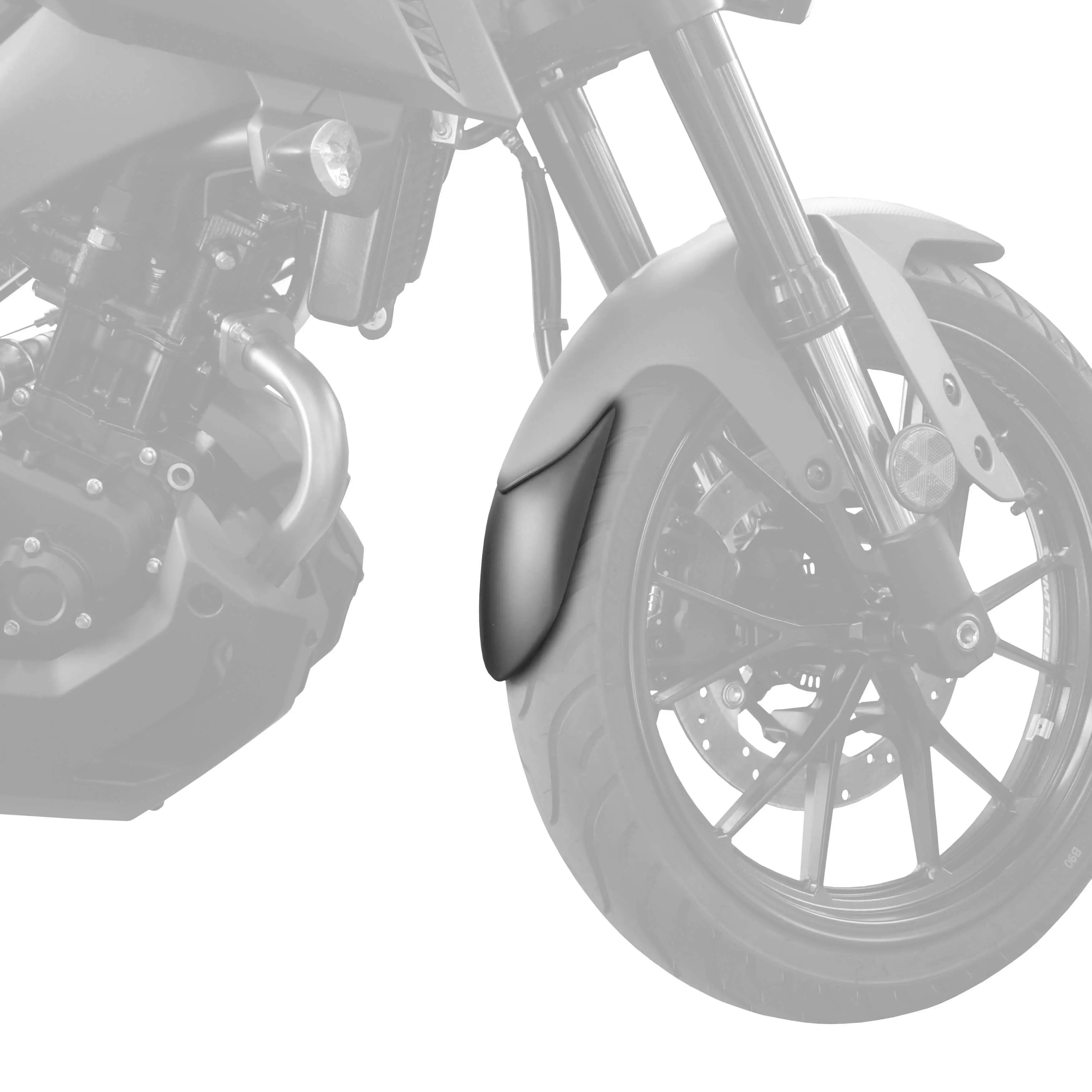 Pyramid Extenda Fenda | Matte Black | Yamaha YZF-125 R 2014>Current - Shop name