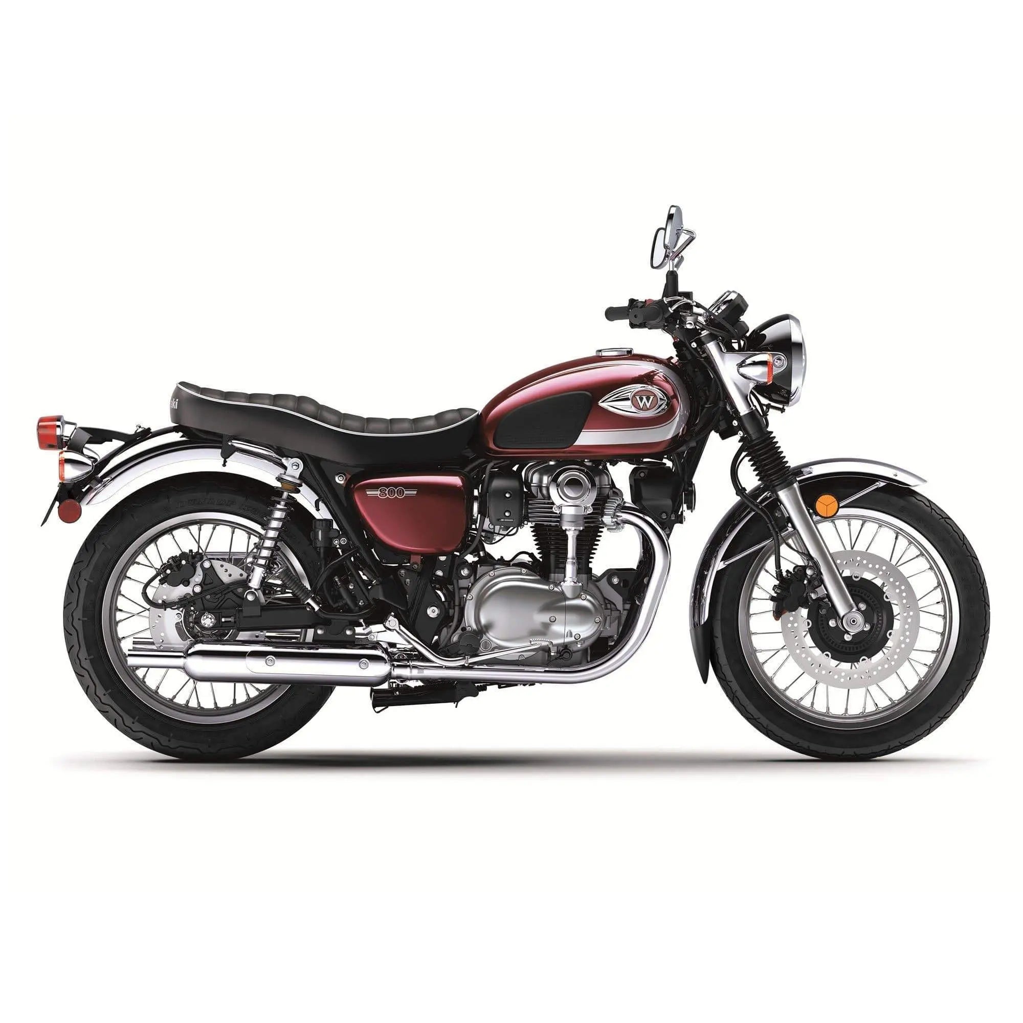 Pyramid Extenda Fenda (chrome guard only) | Matte Black | Kawasaki W 400 2006>2009 - Shop name