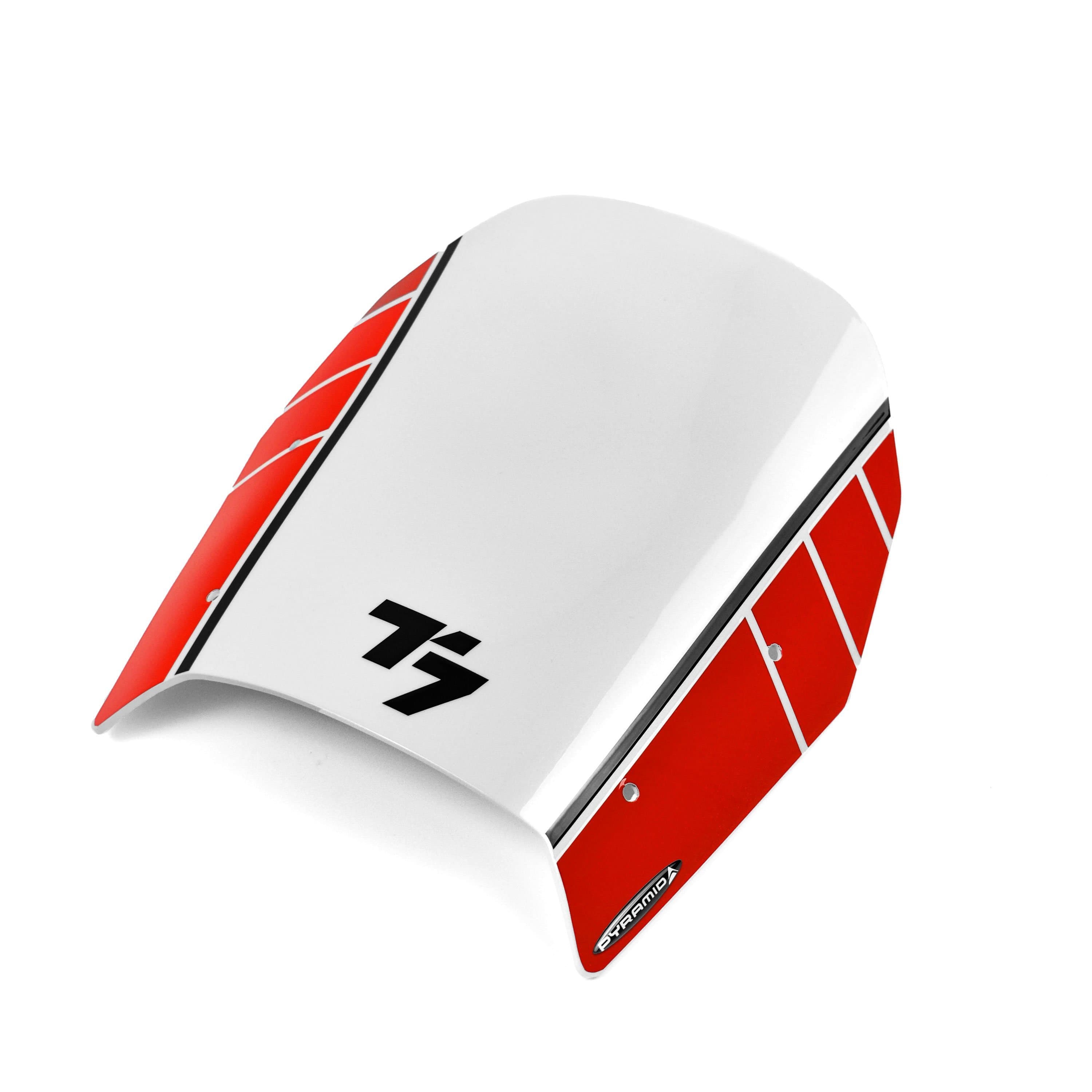 Pyramid Fly Screen | Competition White Scheme | Yamaha Tenere 700 2019>Current - Shop name
