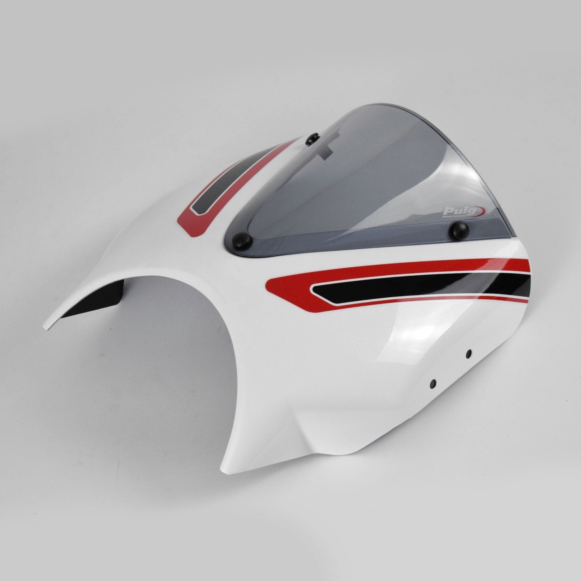 Pyramid Fly Screen | Crystal White Scheme | Triumph Trident 660 2021>Current - Pyramid Motorcycle Accessories