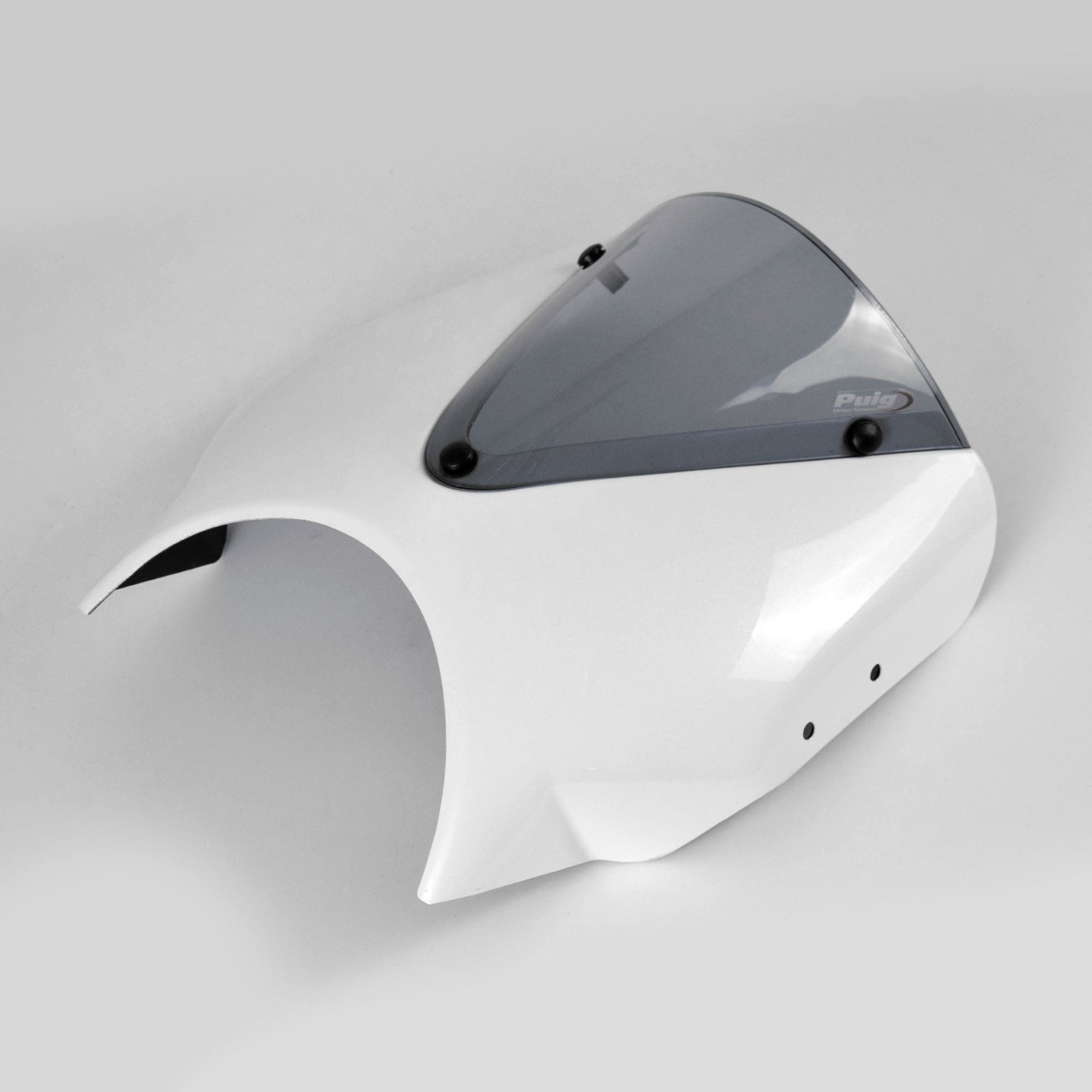 Pyramid Fly Screen | Crystal White | Triumph Trident 660 2021>CurrentΒ -Β Β Pyramid Motorcycle Accessories