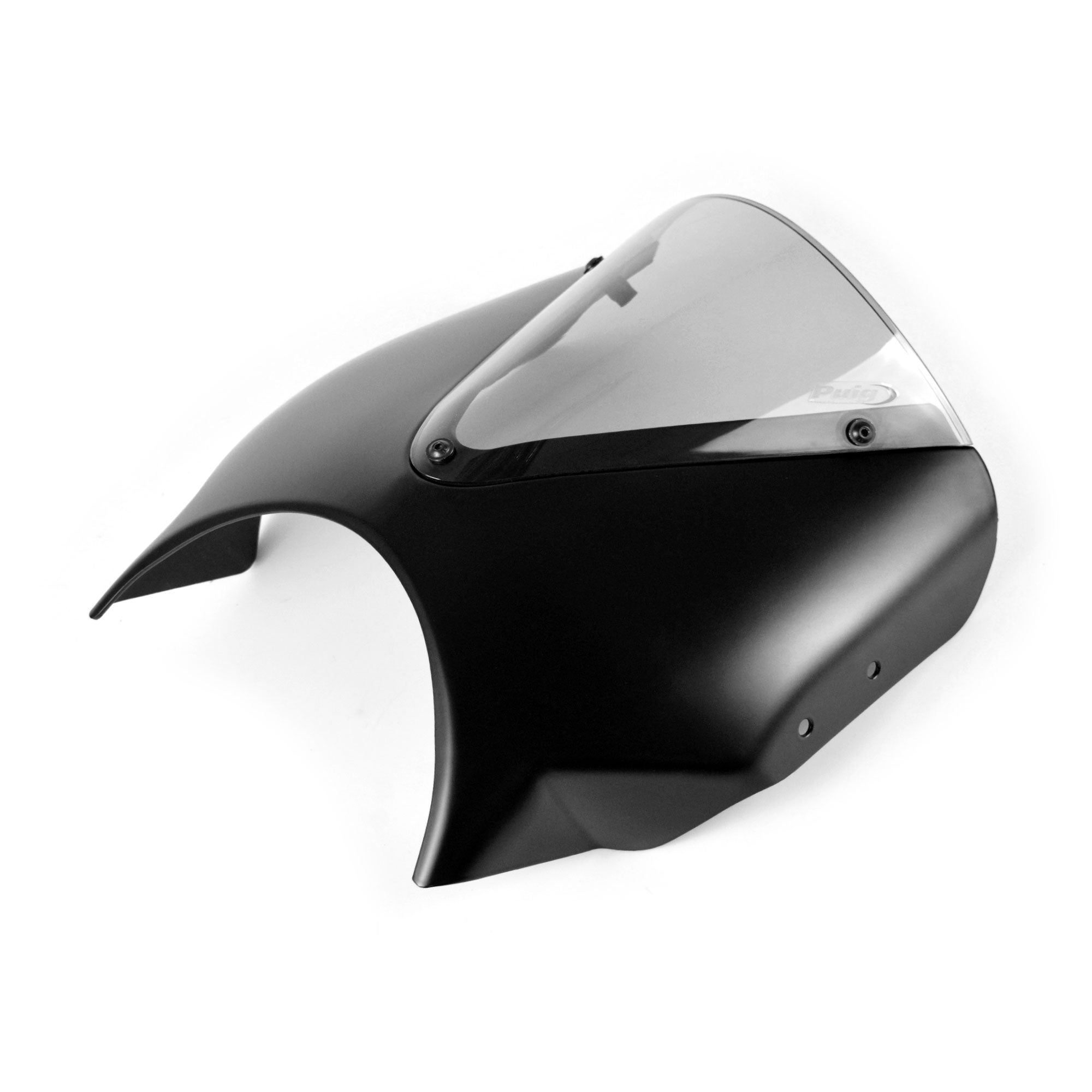 Pyramid Fly Screen | Matt Jet Black | Triumph Trident 660 2021>CurrentΒ -Β Β Pyramid Motorcycle Accessories