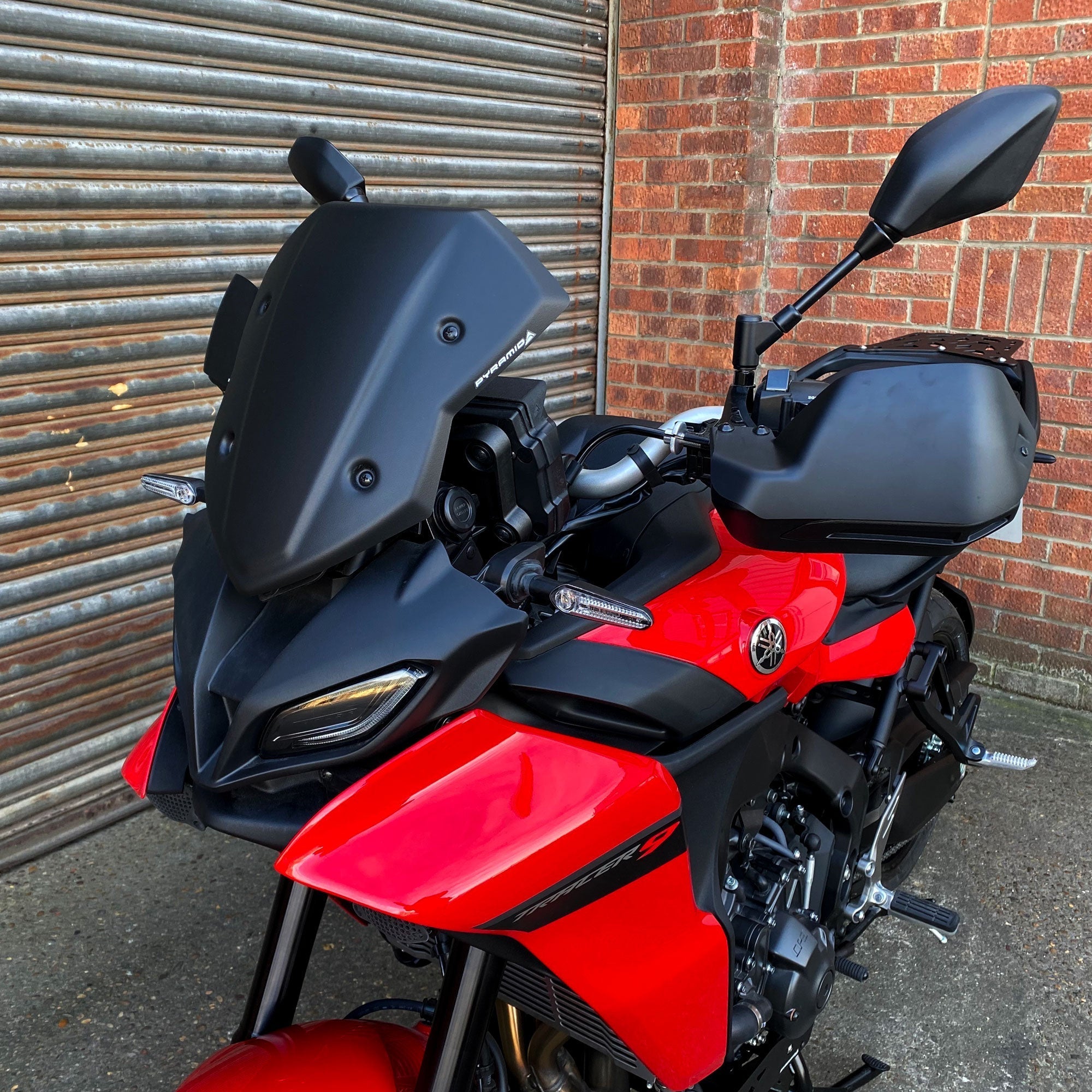 Pyramid Fly Screen | Matte Black | Yamaha Tracer 900 2018>2020 - Shop name