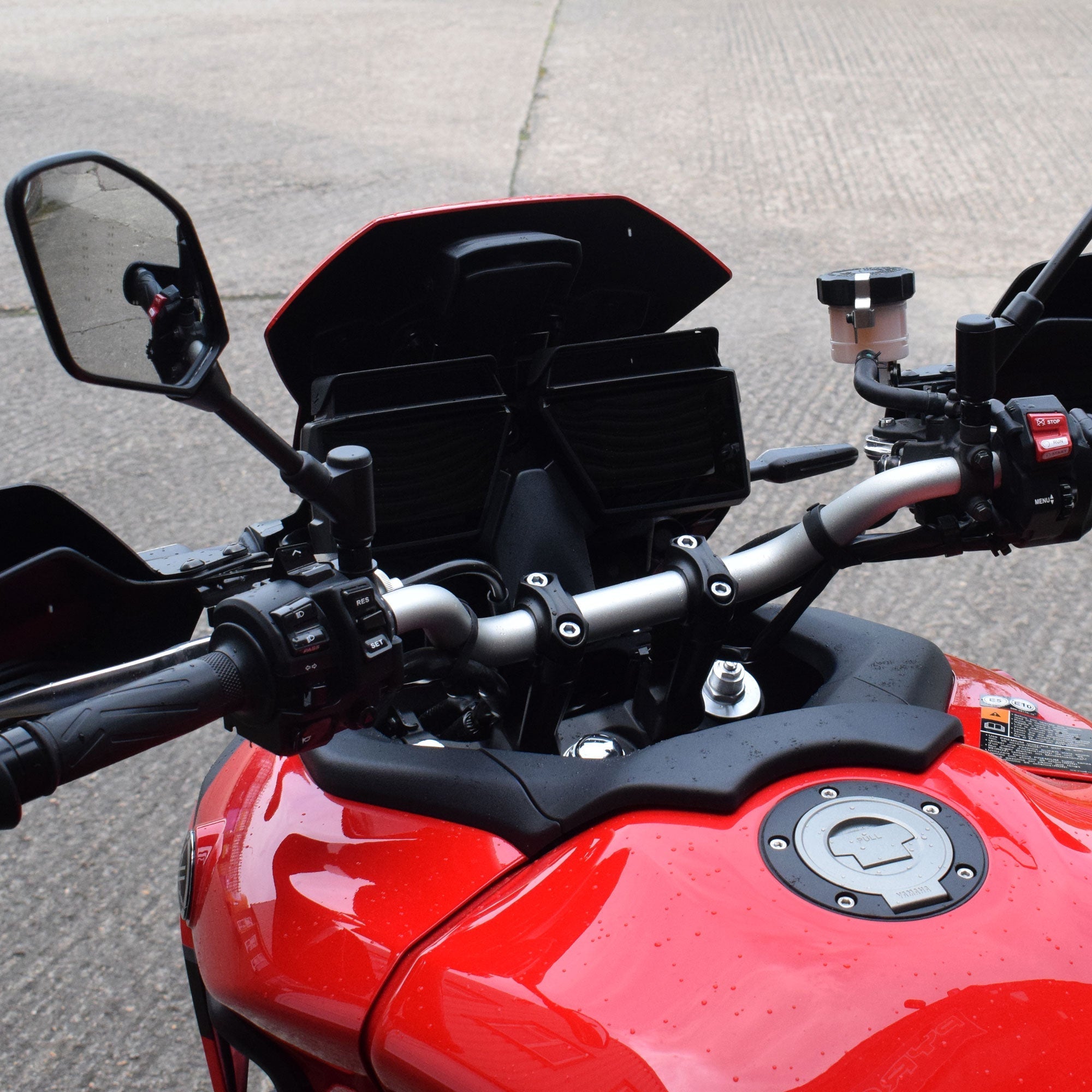Pyramid Fly Screen | Matte Black | Yamaha Tracer 900 2018>2020 - Shop name
