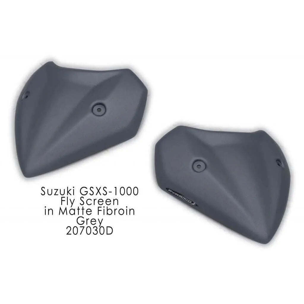 Pyramid Fly Screen | Matte Grey (Matte Fibroin Grey) | Suzuki GSX-S 1000 2015>Current - Shop name