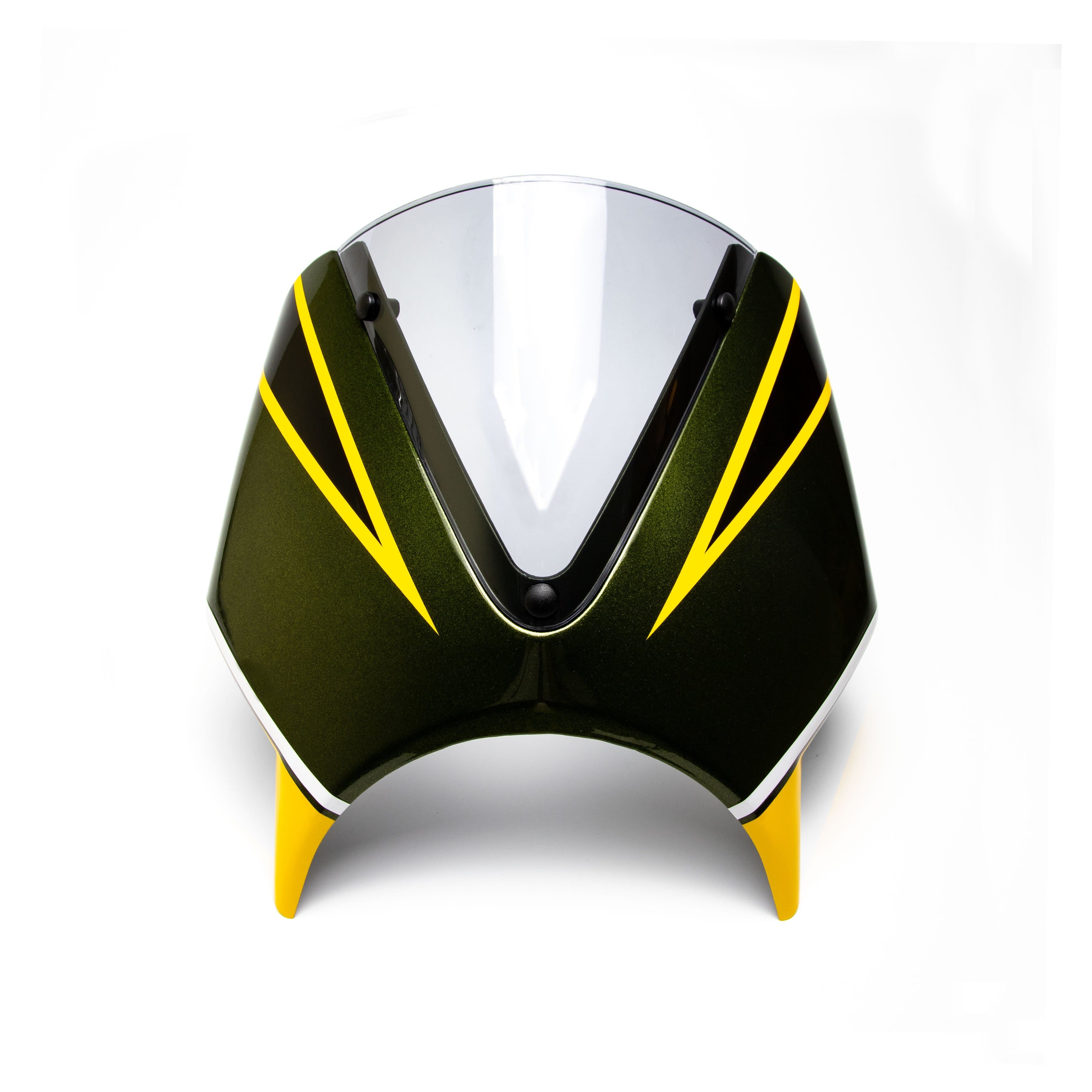 Pyramid Fly Screen | Metallic Green (Candytone Green Scheme) | Kawasaki Z 900 RS 2019>Current-23500Z-Screens-Pyramid Plastics