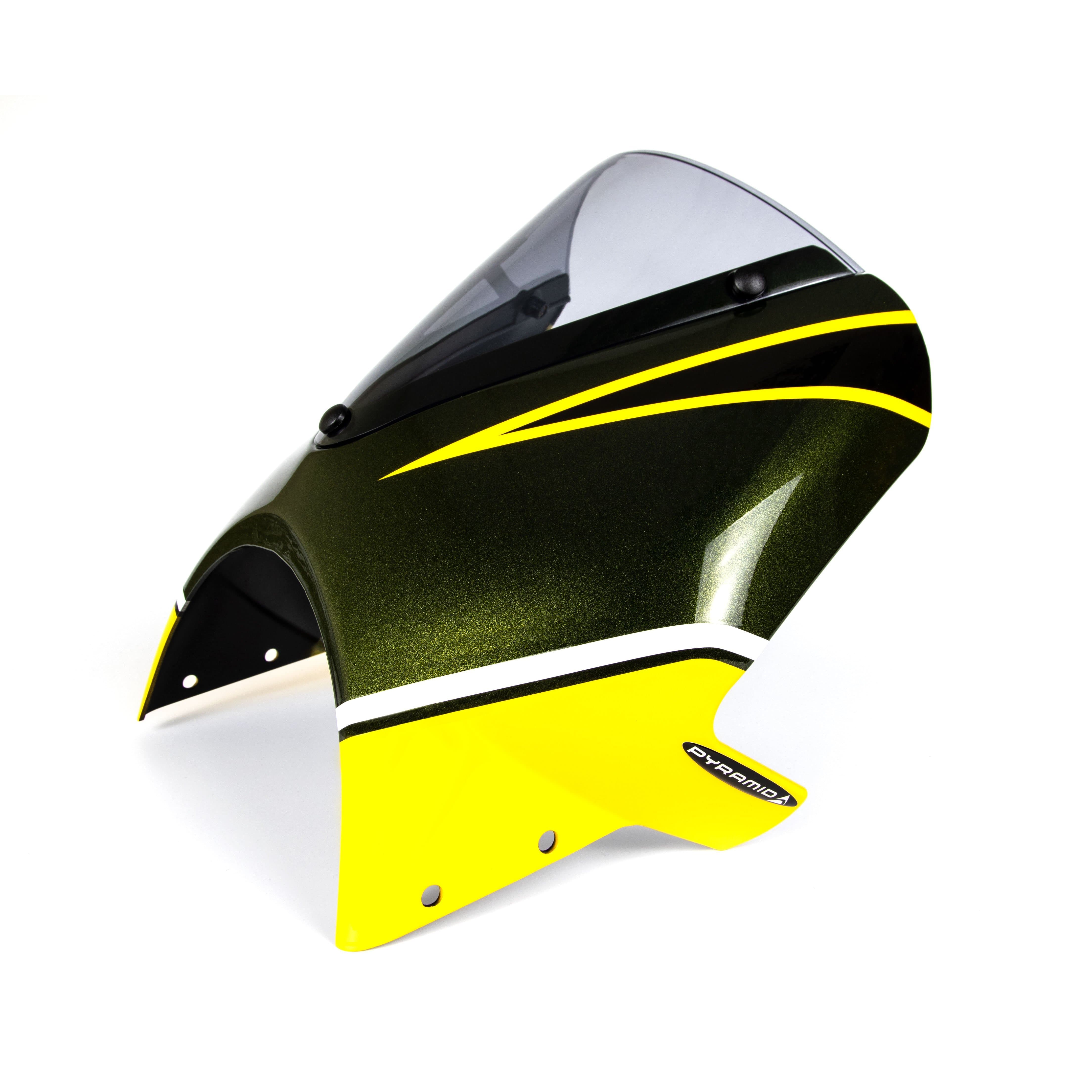 Pyramid Fly Screen | Metallic Green (Candytone Green Scheme) | Kawasaki Z 900 RS 2019>Current - Shop name