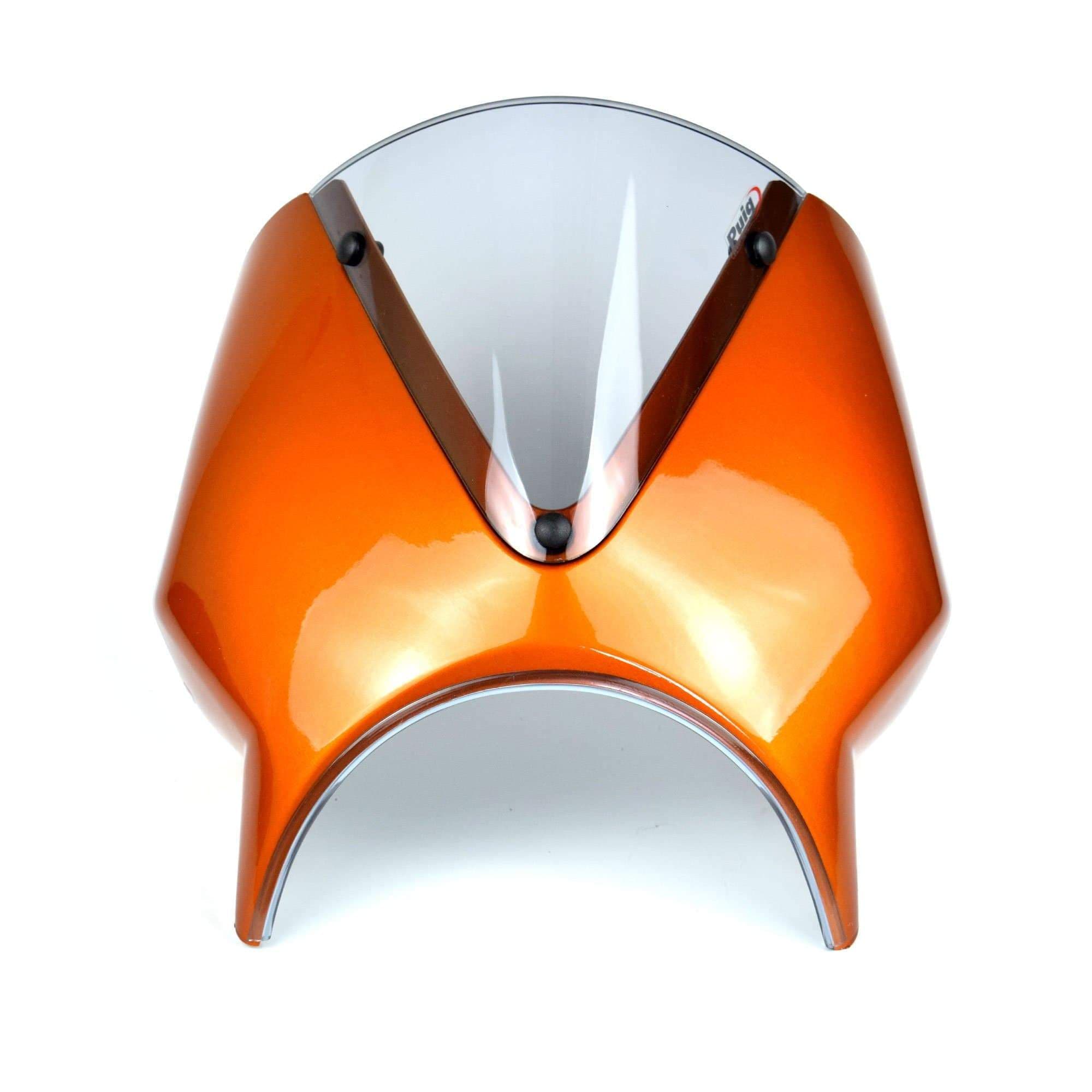 Pyramid Fly Screen | Orange Crush | Royal Enfield Interceptor 650 2018>Current - Shop name