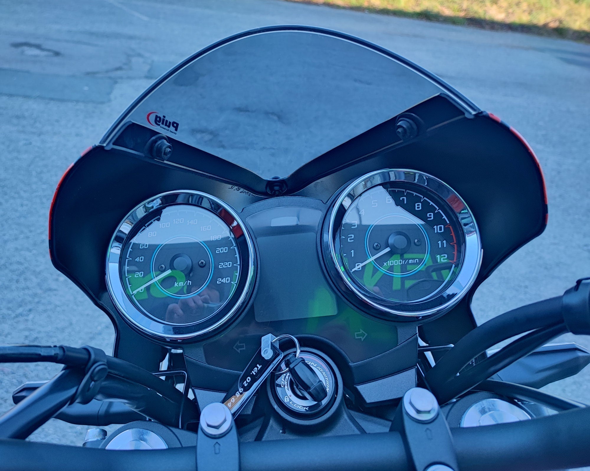 Pyramid Fly Screen | Matte Black | Kawasaki Z 650/900 RS (SE) 2018>Current - Pyramid Motorcycle Accessories