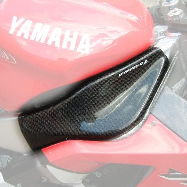 Pyramid Frame Covers | Carbon | Yamaha YZF-R1 1998>2001 - Shop name