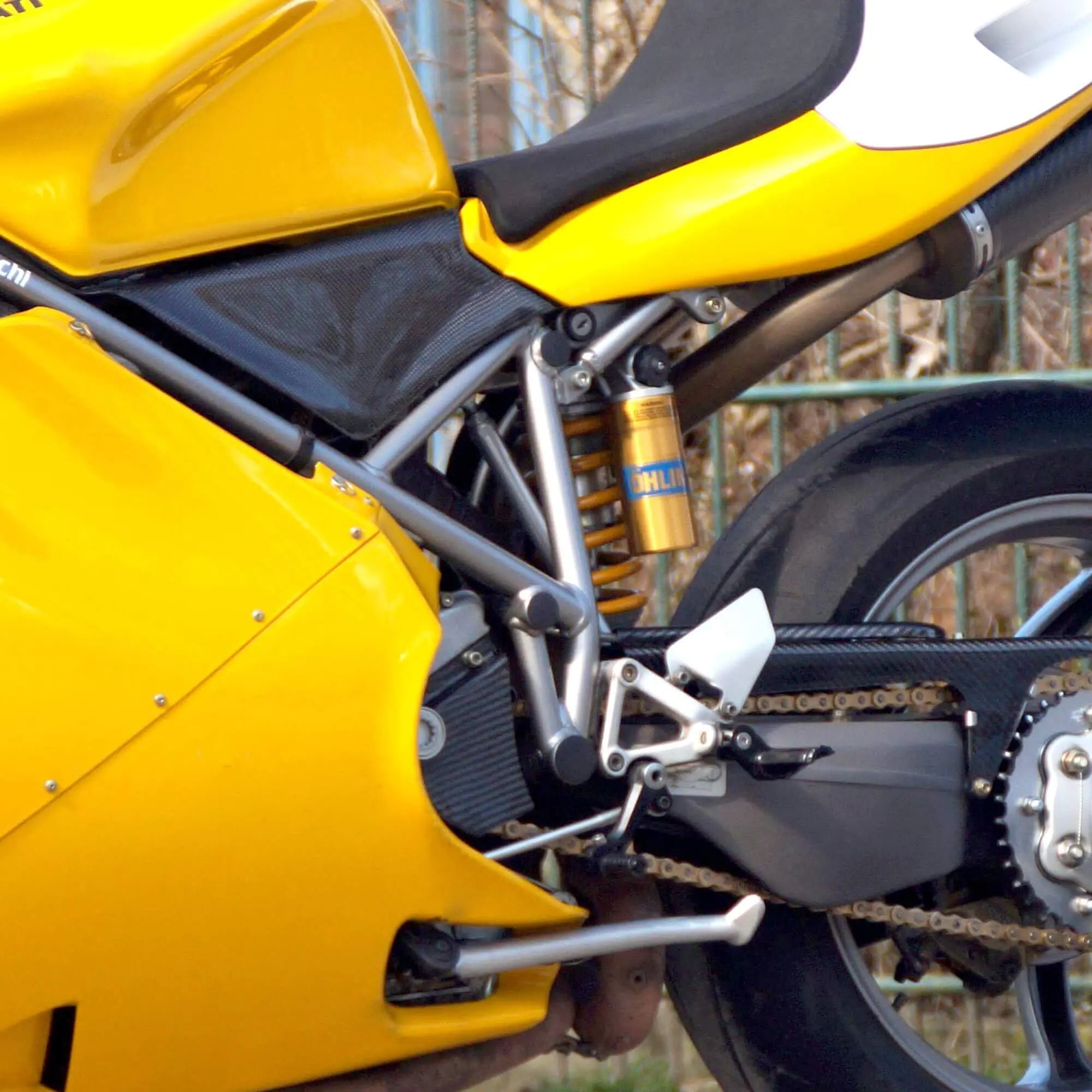 Pyramid Frame End Caps | Matte Black | Ducati 996 1999>2001 - Shop name