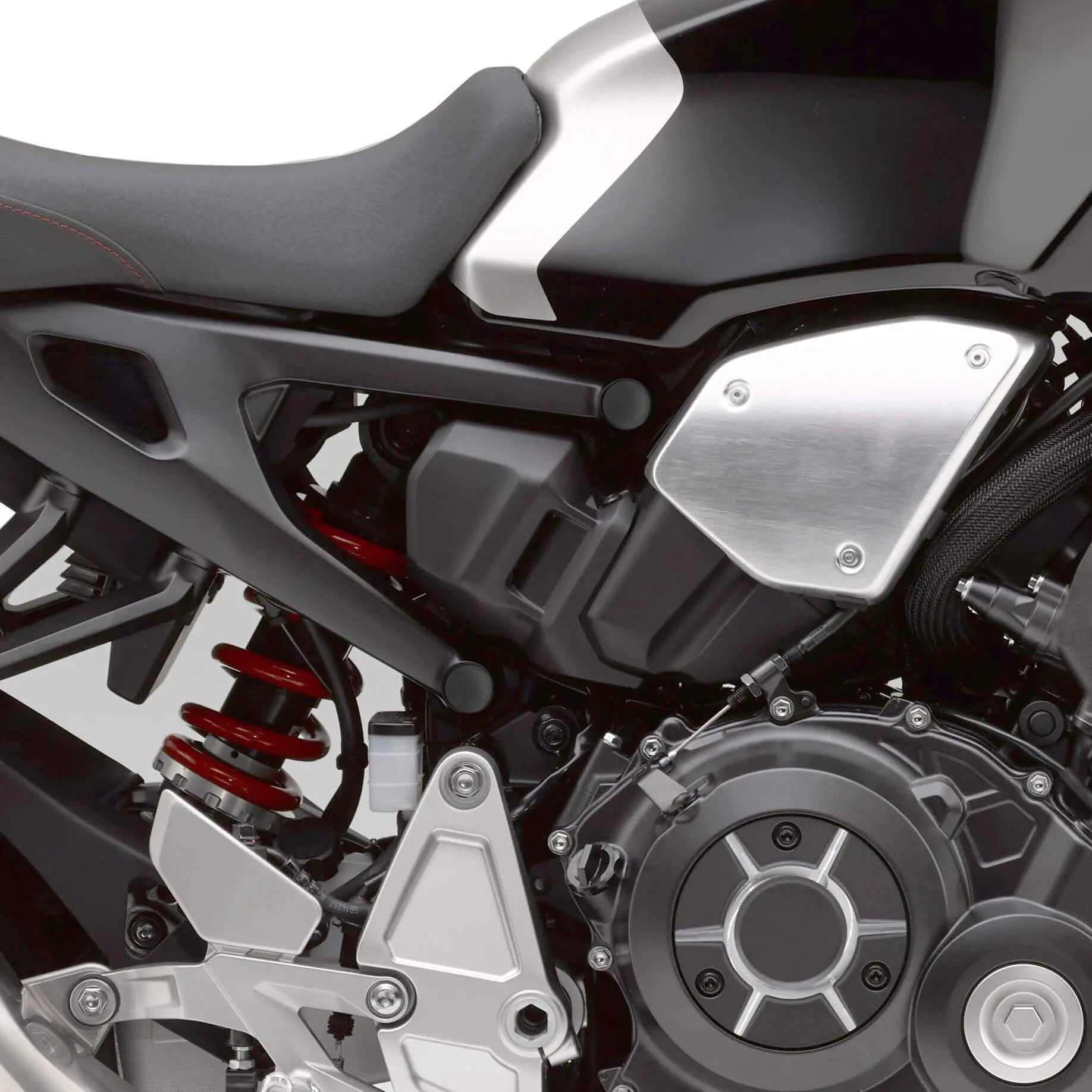 Pyramid Frame End Caps | Matte Black | Honda CB 1000 R 2018>Current - Shop name
