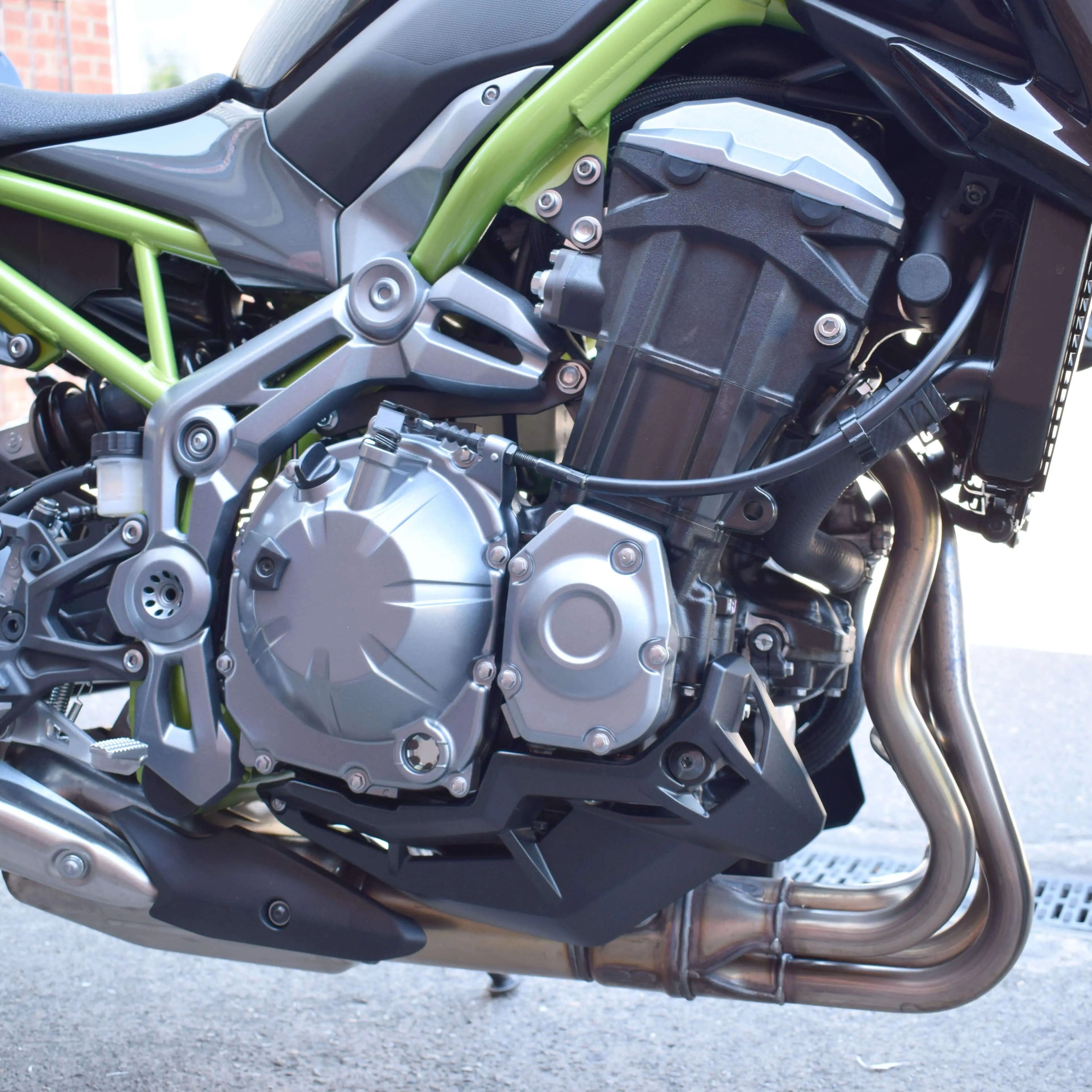Pyramid Frame End Caps | Matte Black | Kawasaki Z 900 2017>Current - Shop name
