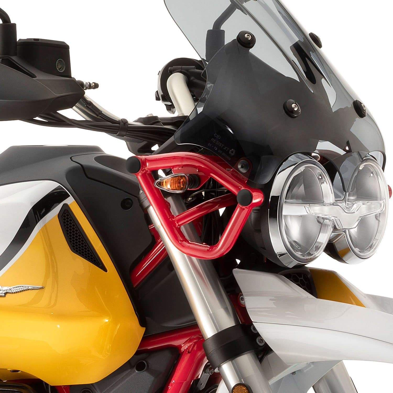 Pyramid Frame End Caps | Matte Black | Moto Guzzi V85 TT 2019>Current - Shop name