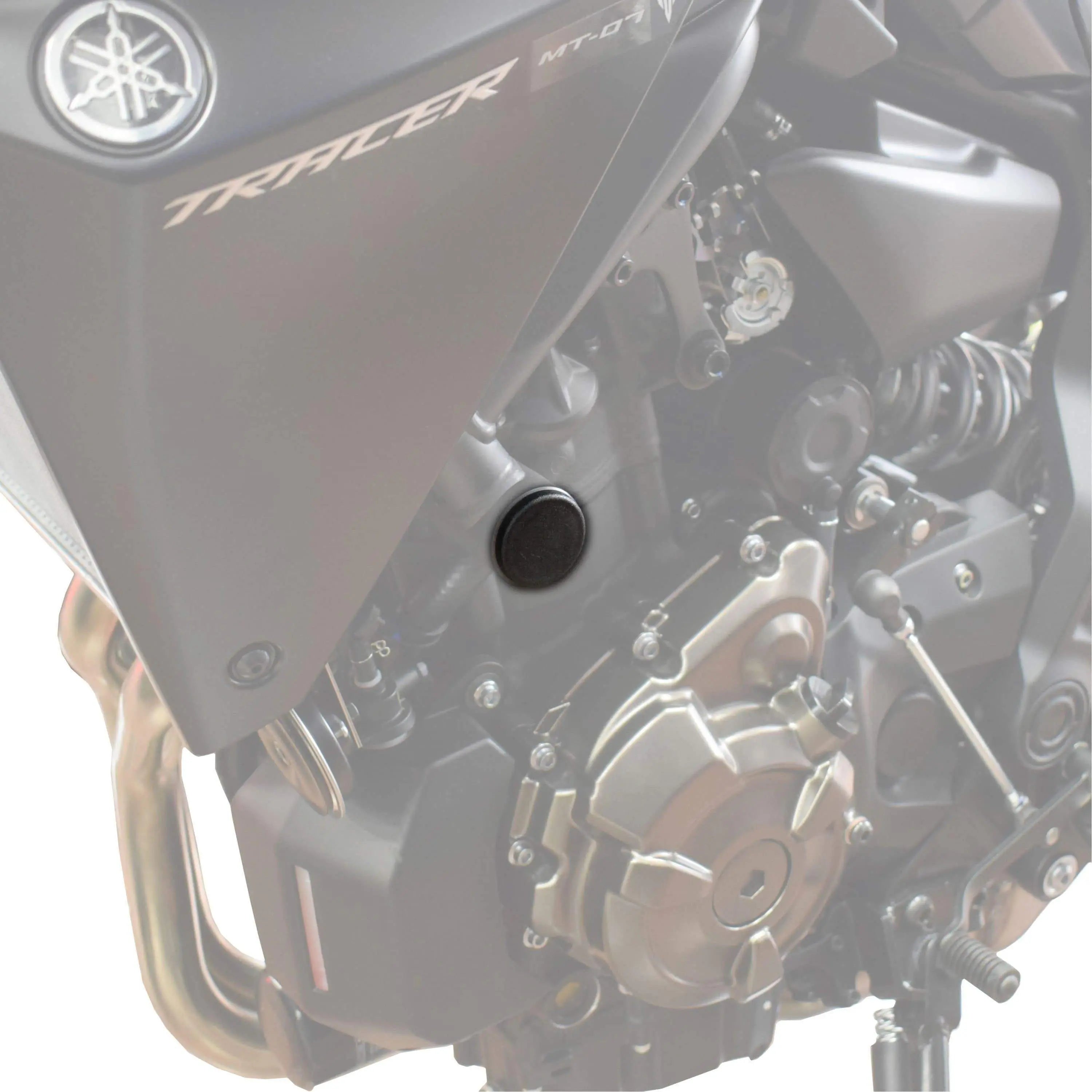Pyramid Frame End Caps | Matte Black | Yamaha XSR 700 2015>Current - Shop name