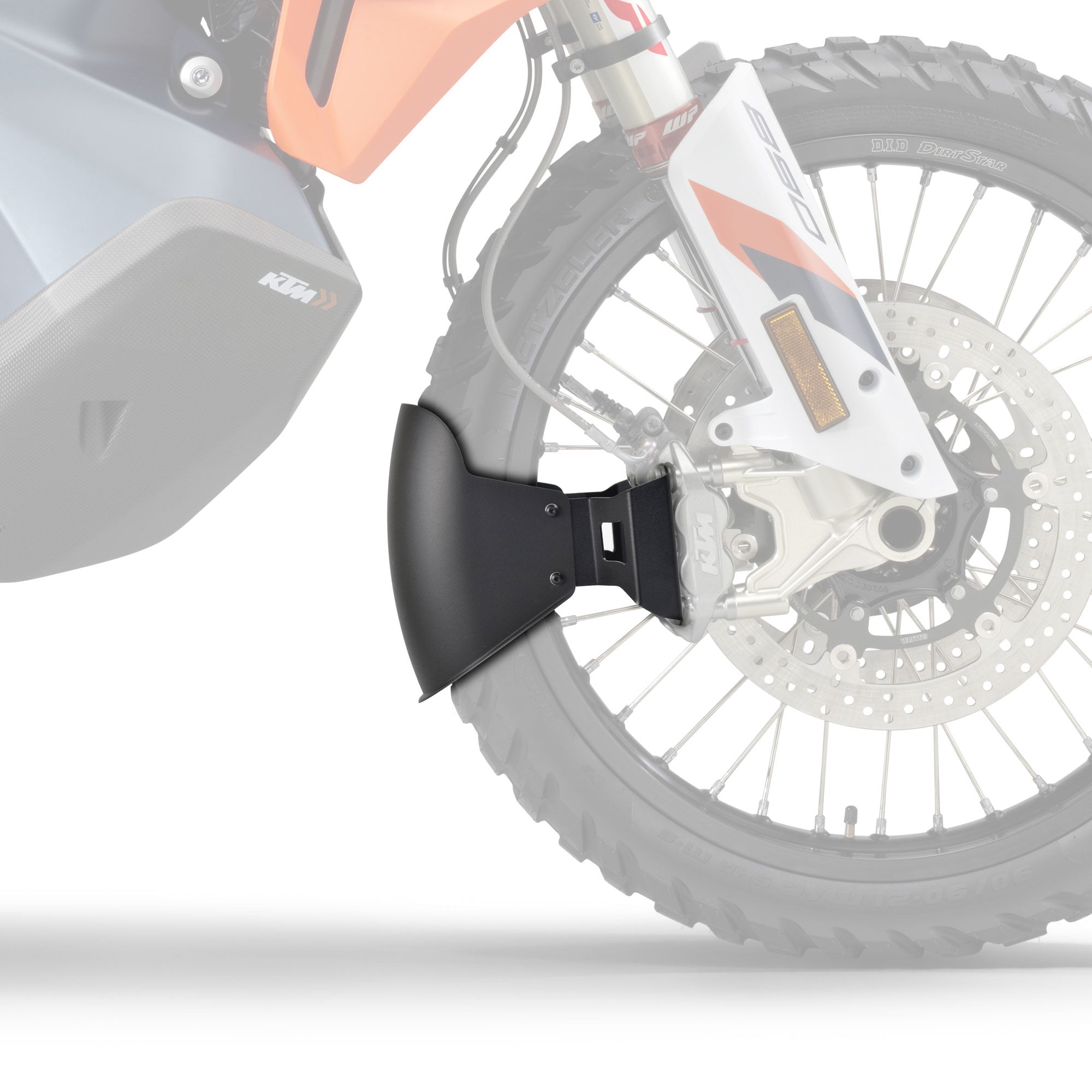 Pyramid Front Mudguard | Matte Black | KTM 890 Adventure R 2021>Current - Shop name