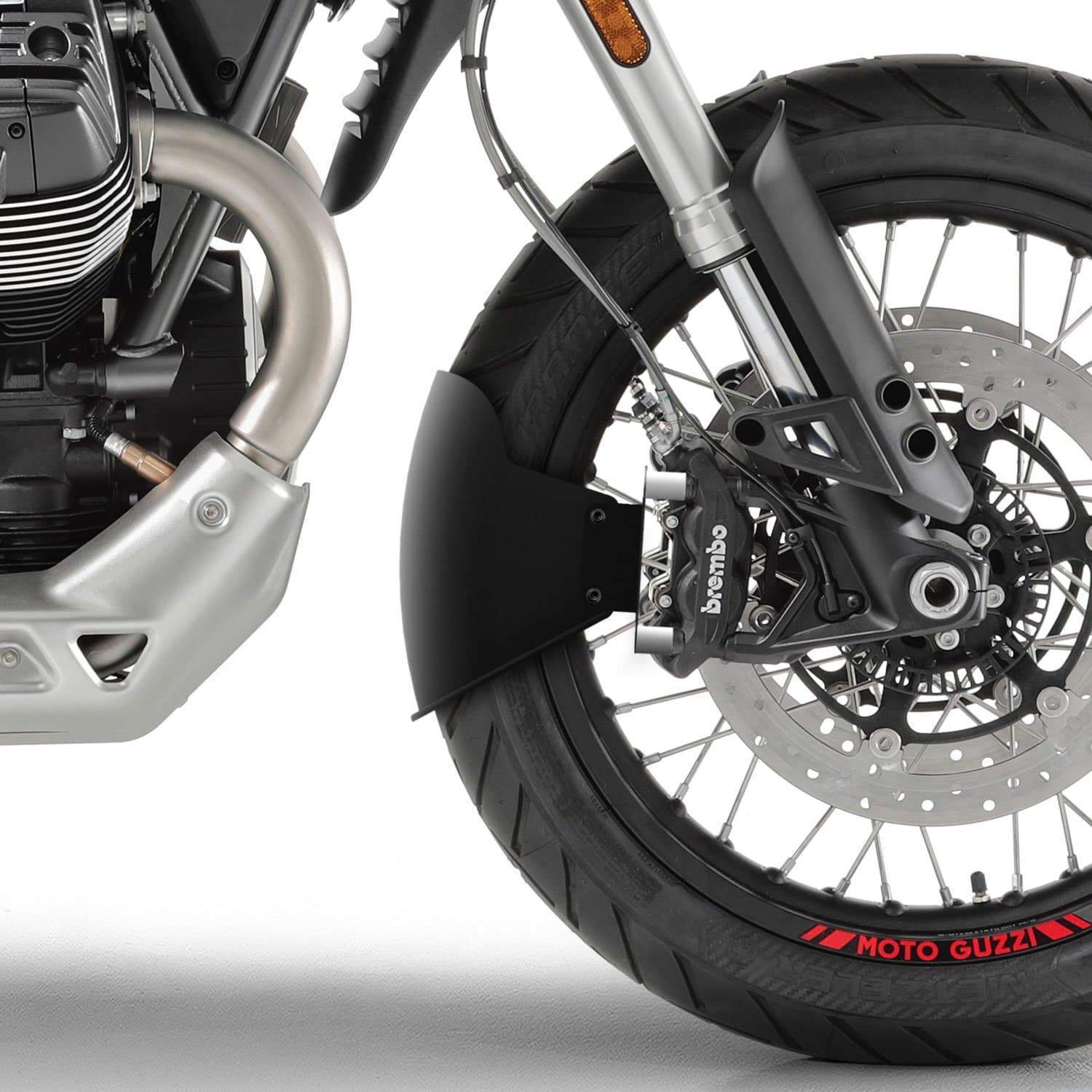 Pyramid Front Mudguard | Matte Black | Moto Guzzi V85 TT 2019>Current - Shop name