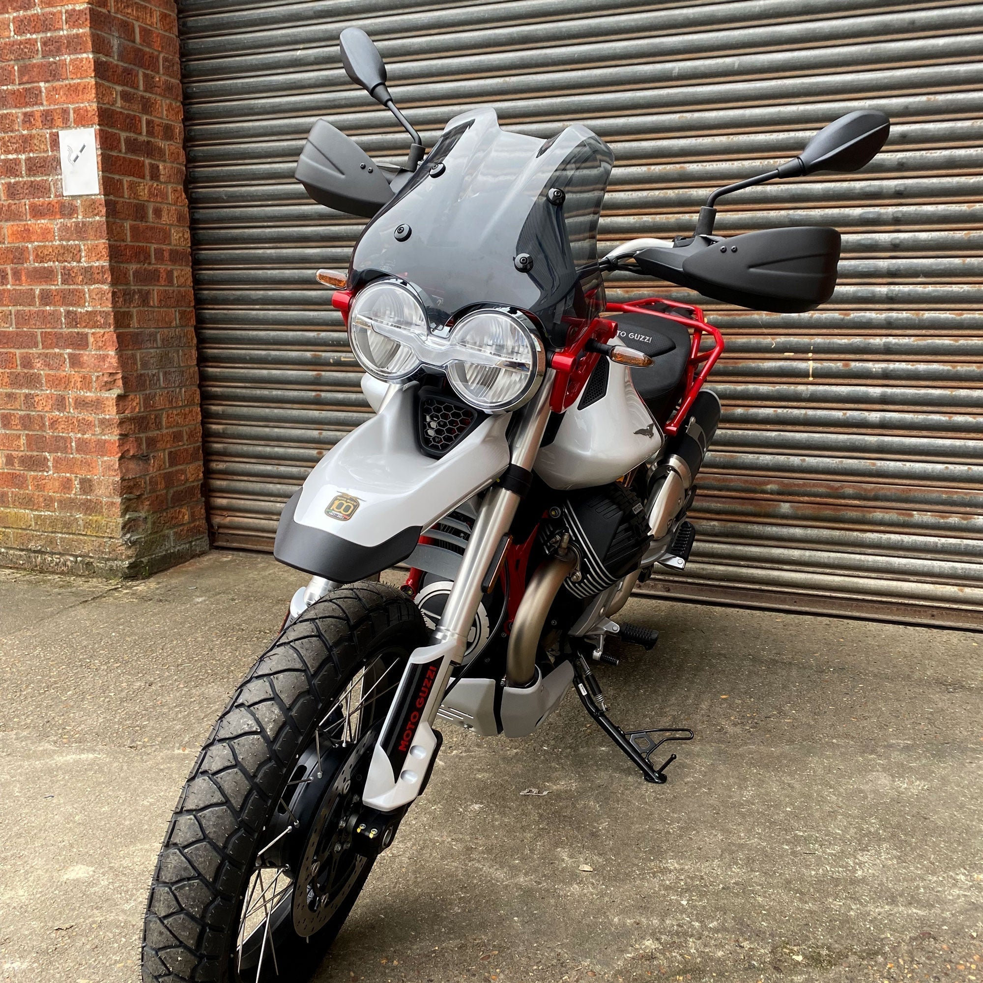 Pyramid Handguard Extensions | Matte Black | Moto Guzzi V85 TT 2019>Current - Pyramid Motorcycle Accessories