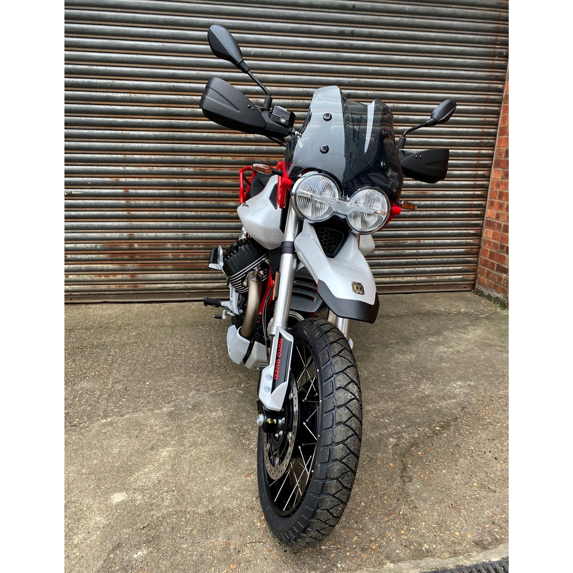 Pyramid Handguard Extensions | Matte Black | Moto Guzzi V85 TT 2019>Current - Pyramid Motorcycle Accessories